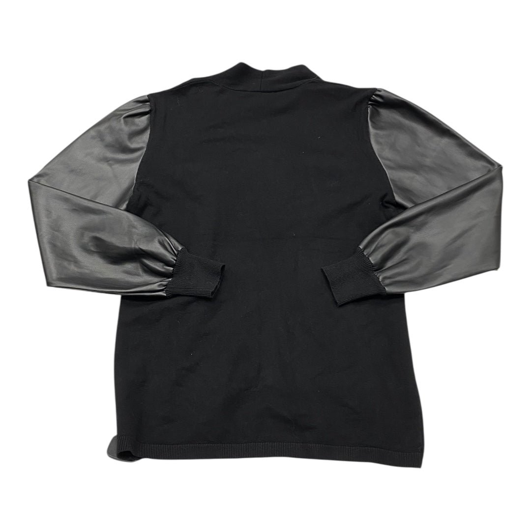 Sweater Cardigan By Sioni In Black, Size:M