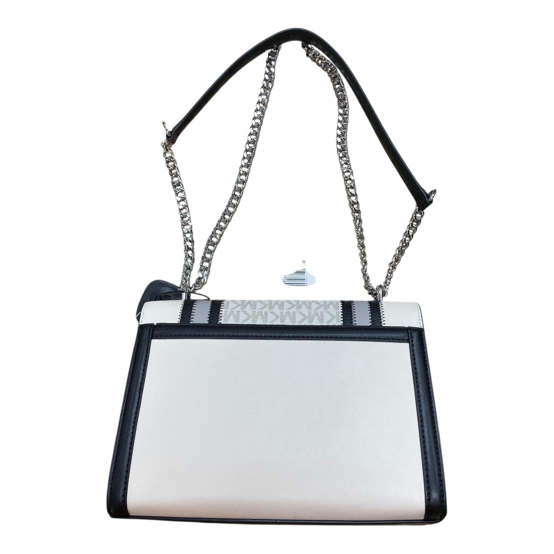 Handbag Designer By Michael Kors In Striped Pattern, Size:Small