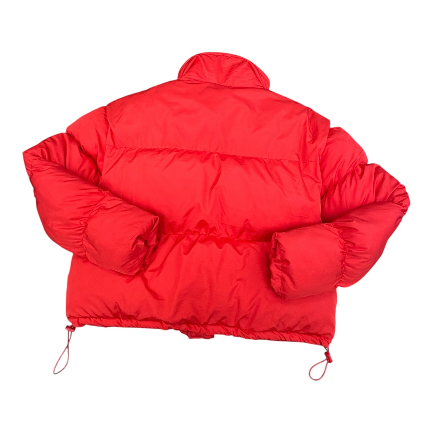 Jacket Puffer & Quilted By Pretty Little Thing In Red, Size:6