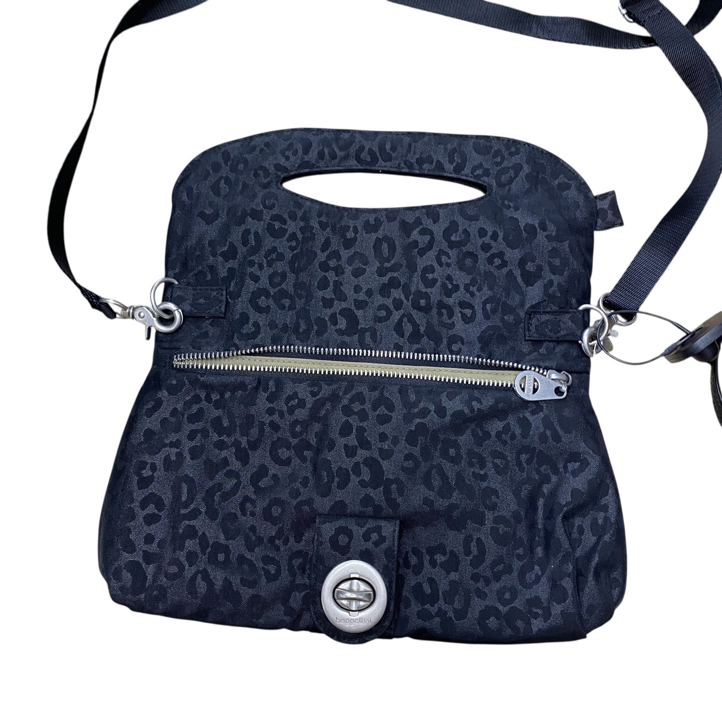 Handbag By Baggallini In Black, Size:Medium