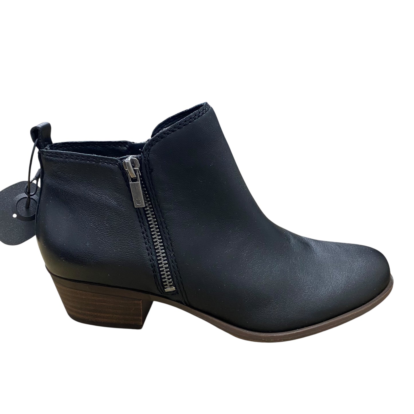 Boots Ankle Heels By Lucky Brand In Black, Size:9