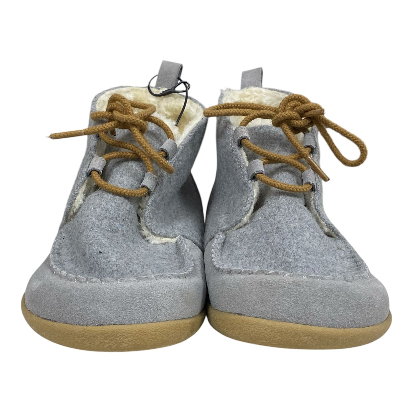 Boots Ankle Flats By Lands End In Grey, Size:9