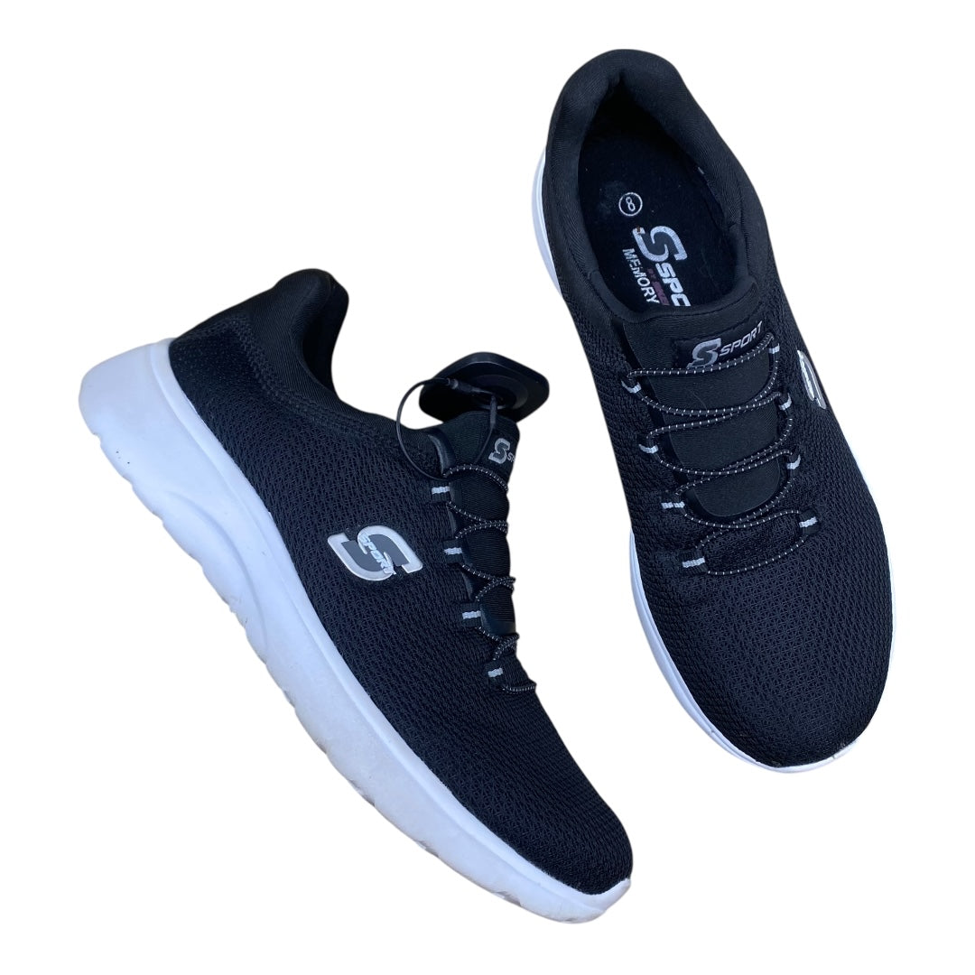 Shoes Athletic By Skechers In Black, Size:8
