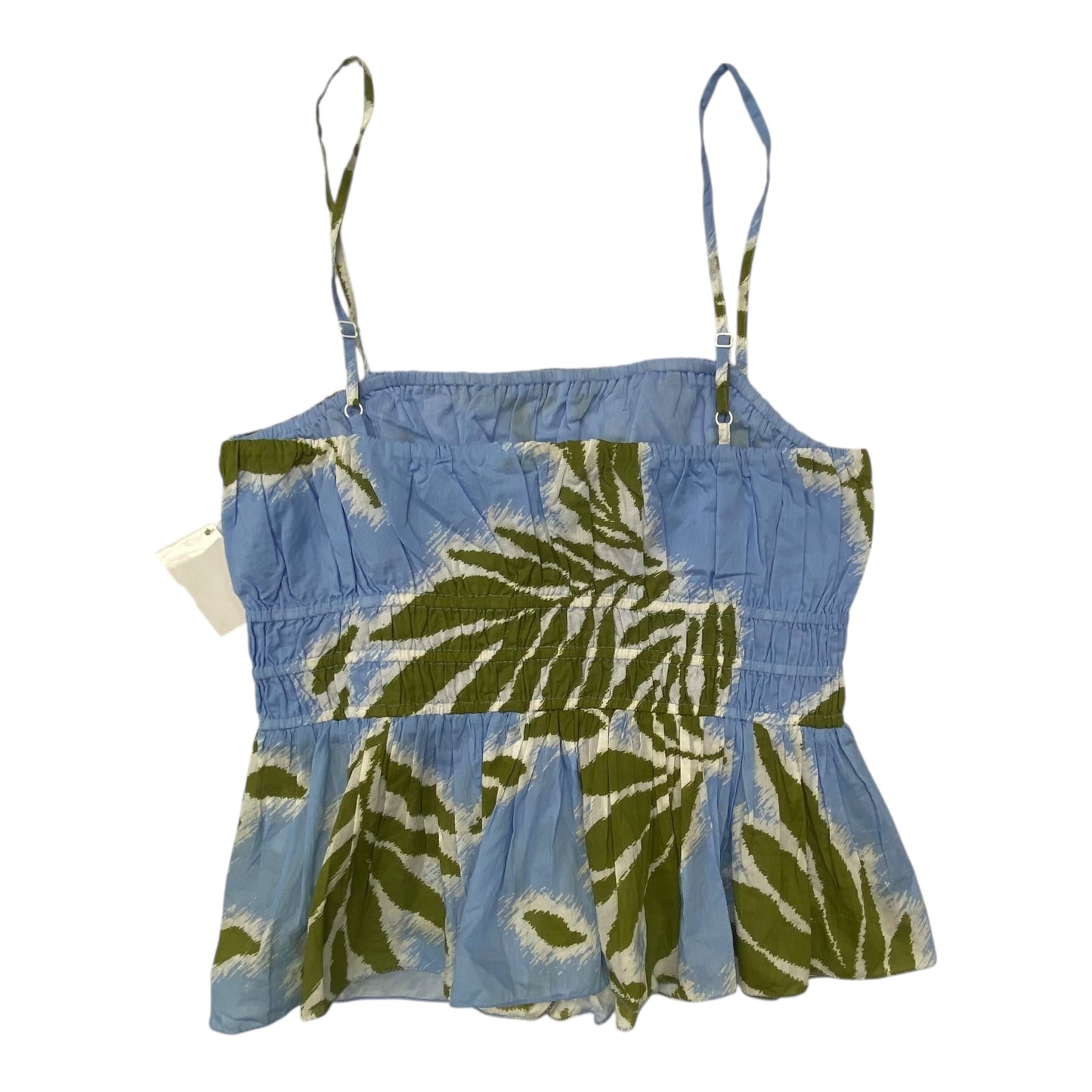 Top Sleeveless Designer By Cma In Blue & Green, Size:M