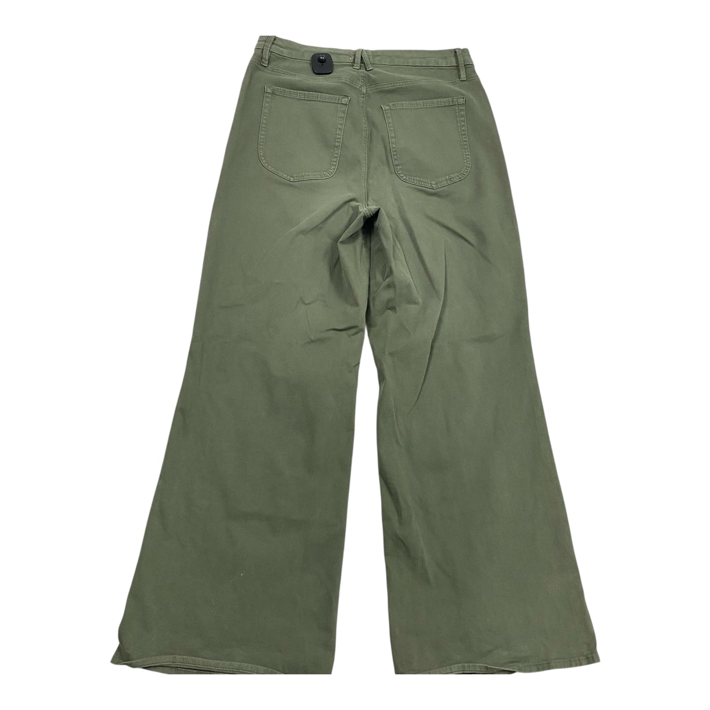 Jeans Wide Leg By Good American In Green Denim, Size:16