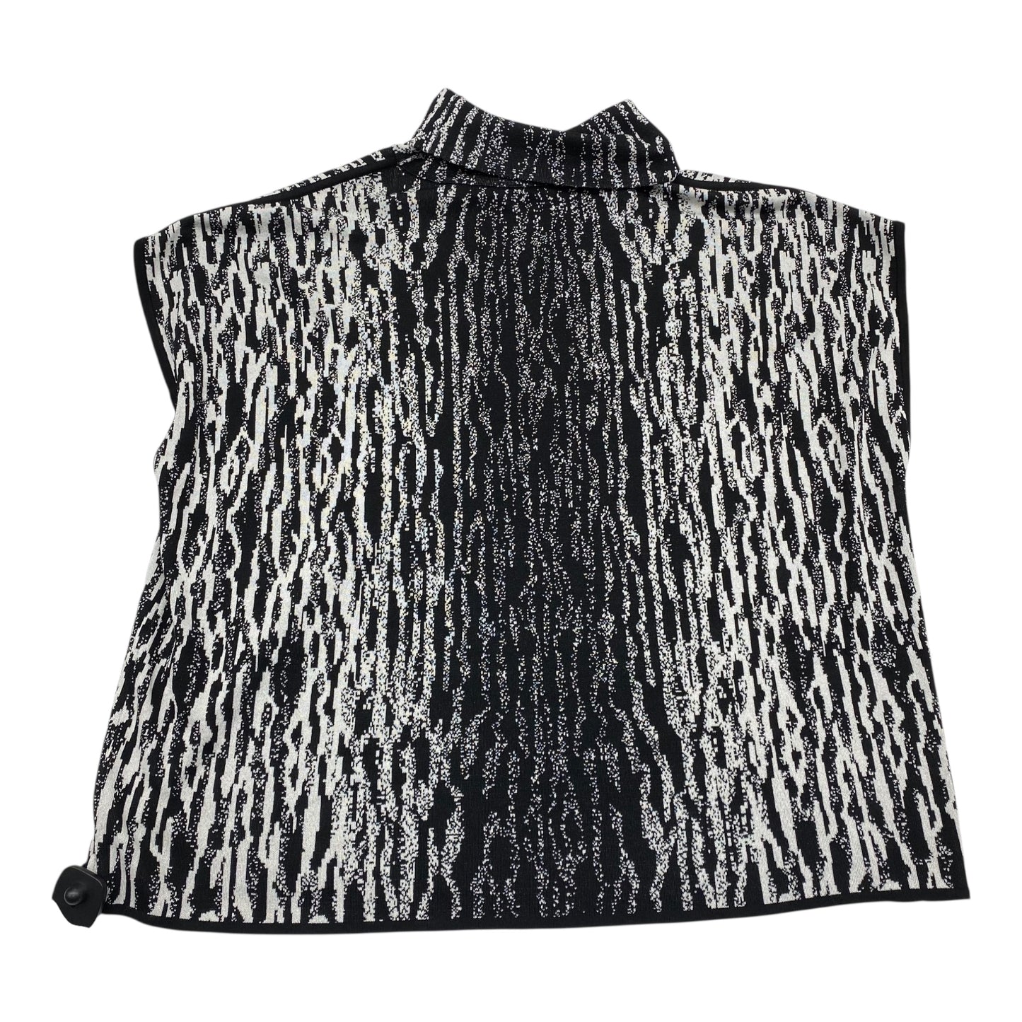 Sweater By Ming Wang In Black & White, Size:M