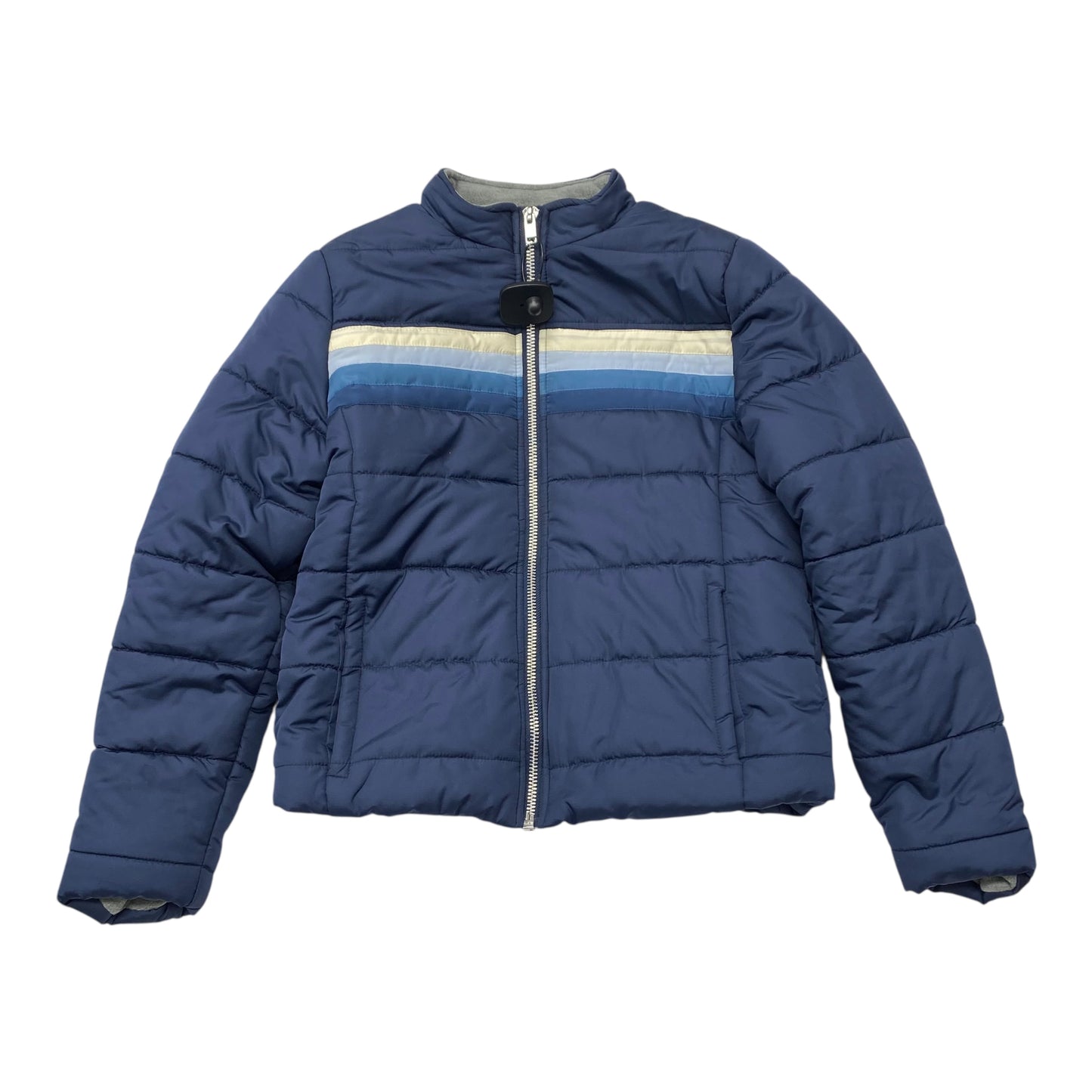 Coat Puffer & Quilted By Chaser In Blue, Size:S
