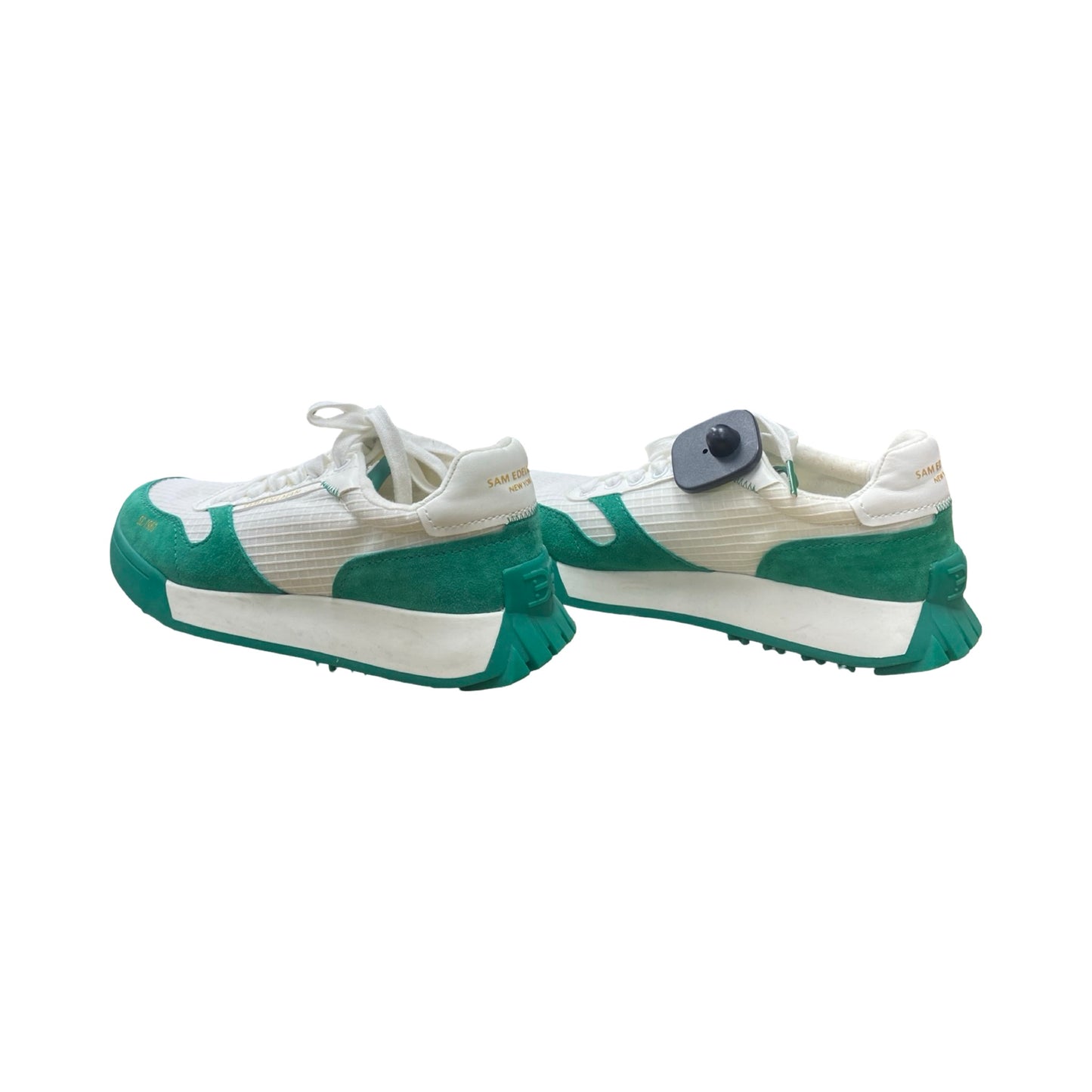 Shoes Sneakers By Sam Edelman In Green & White, Size:8.5