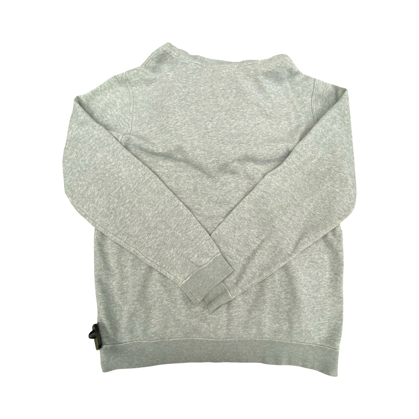 Athletic Sweatshirt Hoodie By Nike In Grey, Size:L