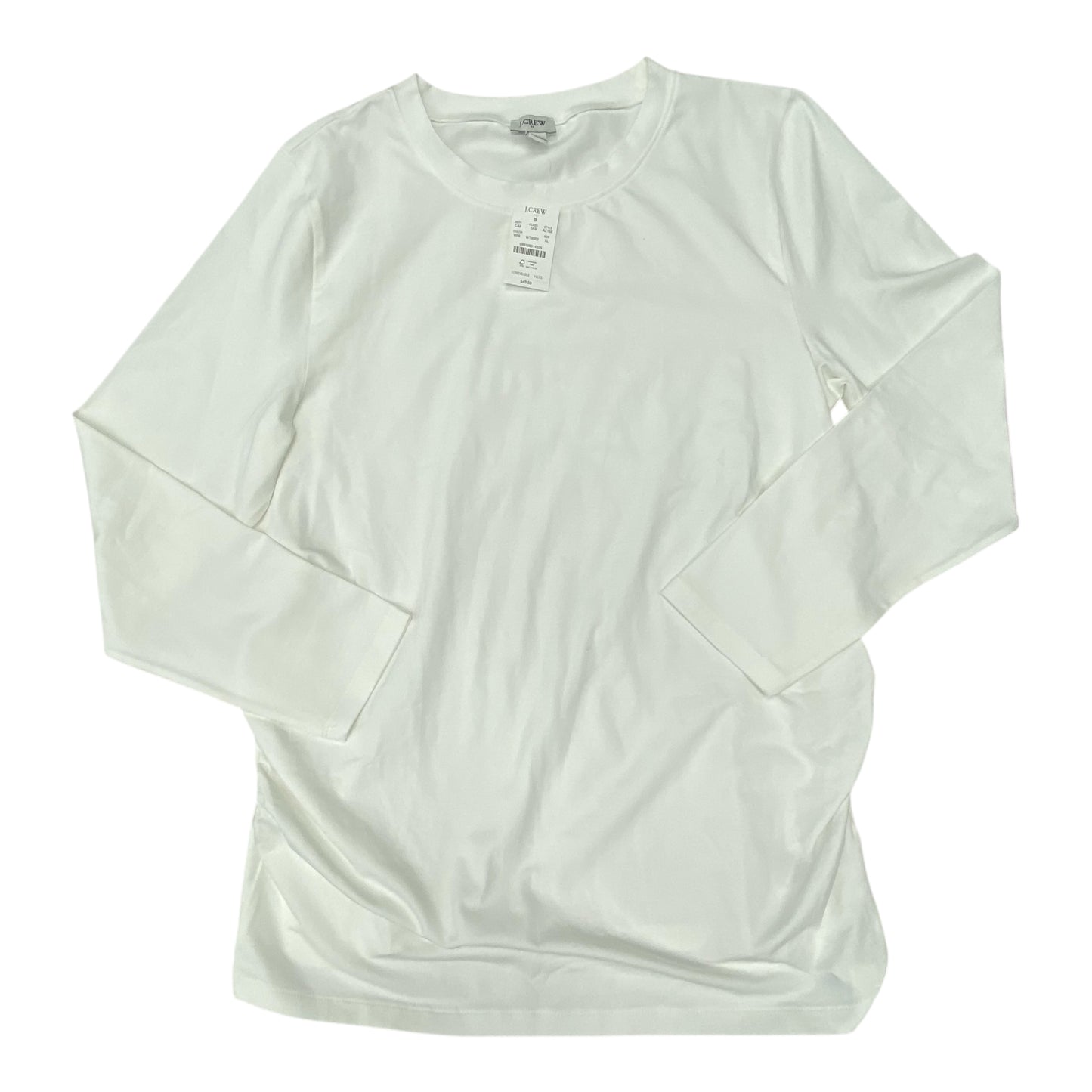 Top Ls By J. Crew In White, Size:Xl