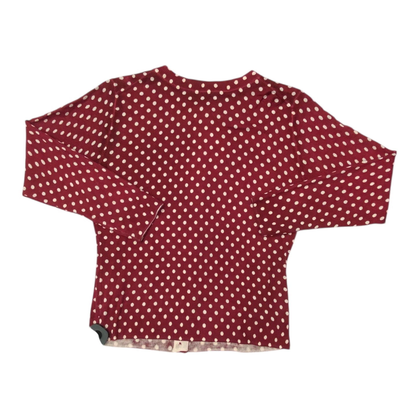 Sweater Cardigan By J. Crew In Polkadot Pattern, Size:S