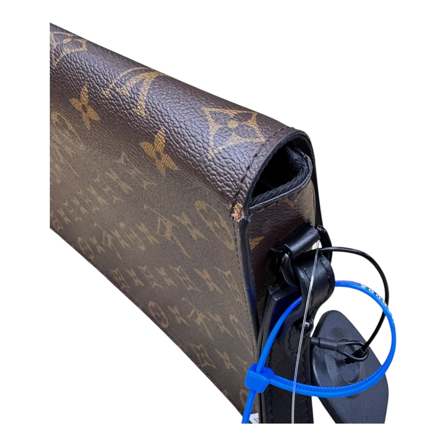 Monogram S Lock A4 Pouch Wristlet Luxury Designer By Louis Vuitton In Brown, Size:Medium