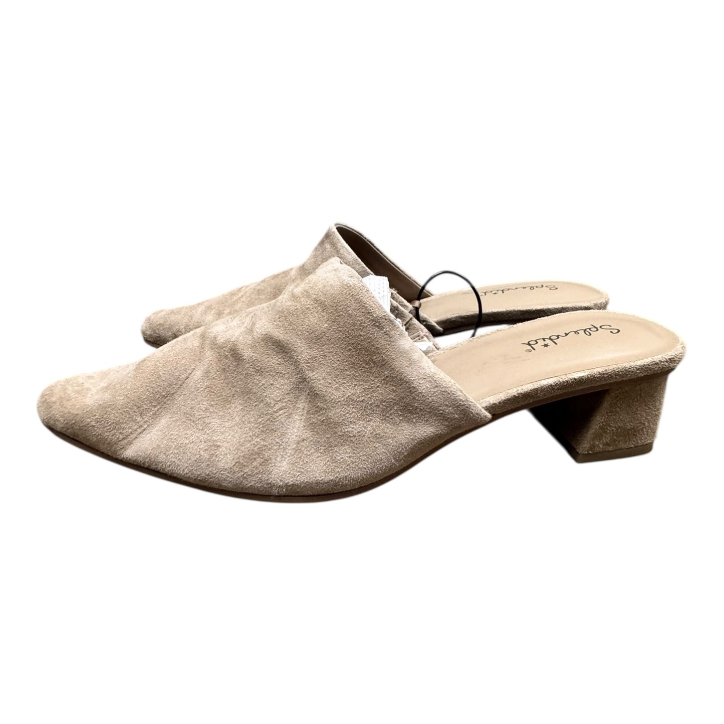 Shoes Heels Block By Splendid In Taupe, Size:8.5