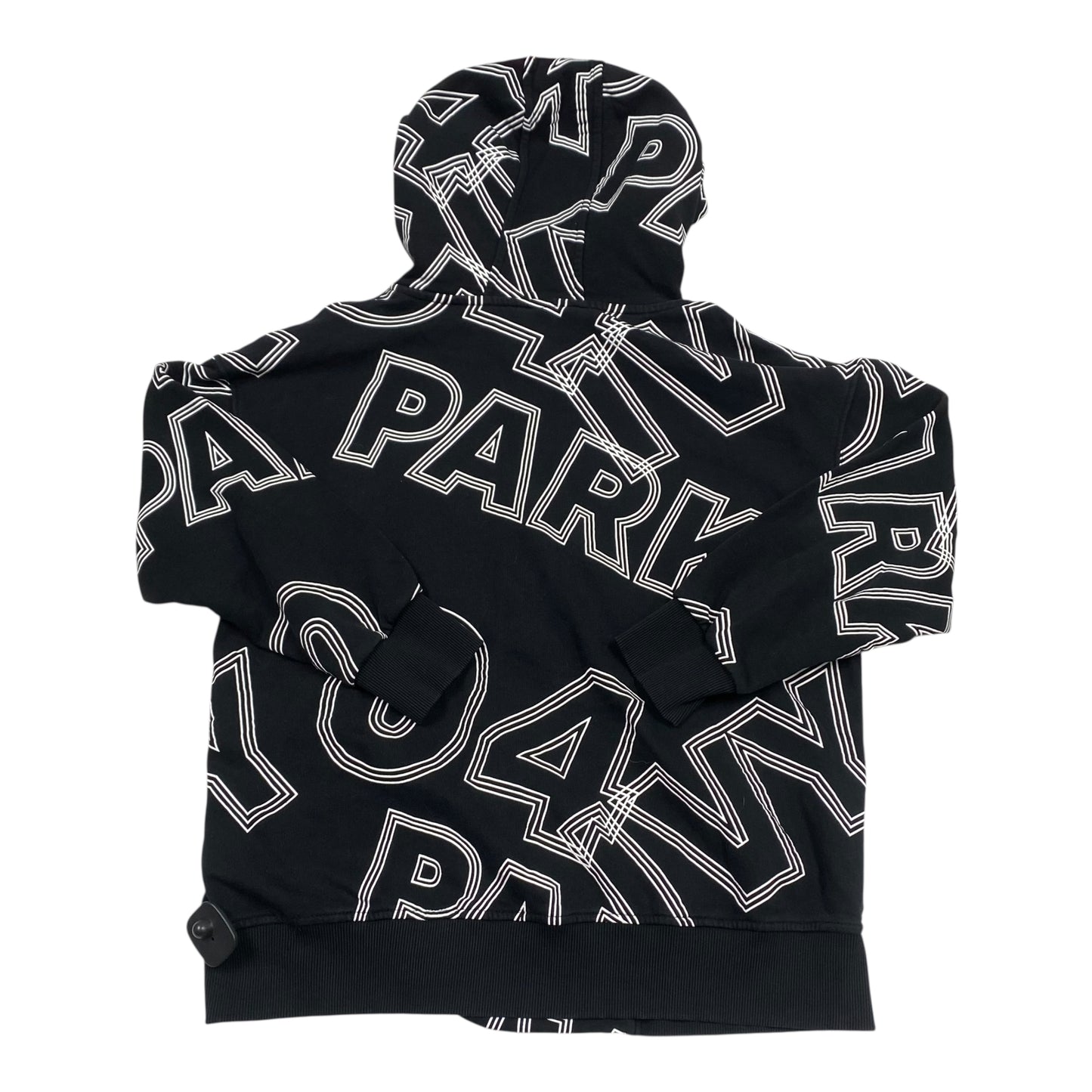 Sweatshirt Hoodie By Ivy Park In Black & White, Size:L