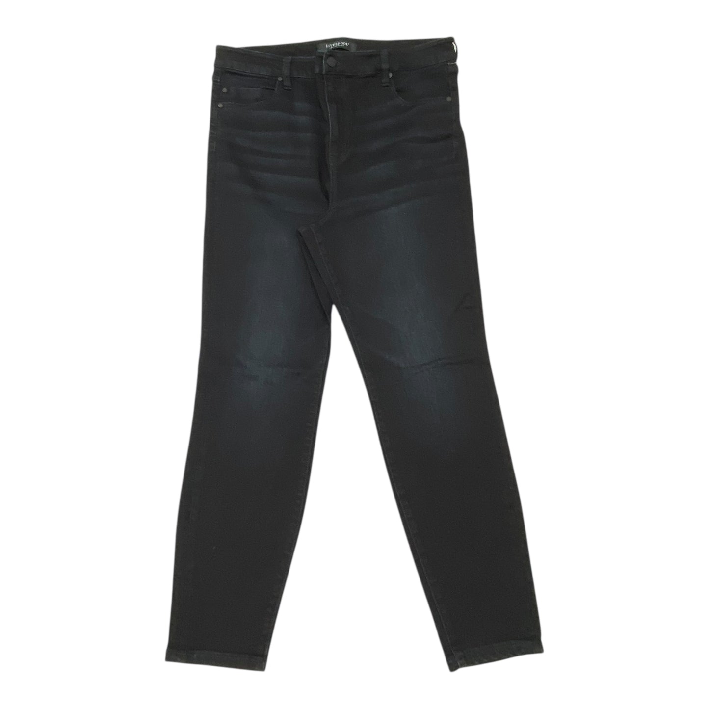 Jeans Skinny By Liverpool In Black, Size:16