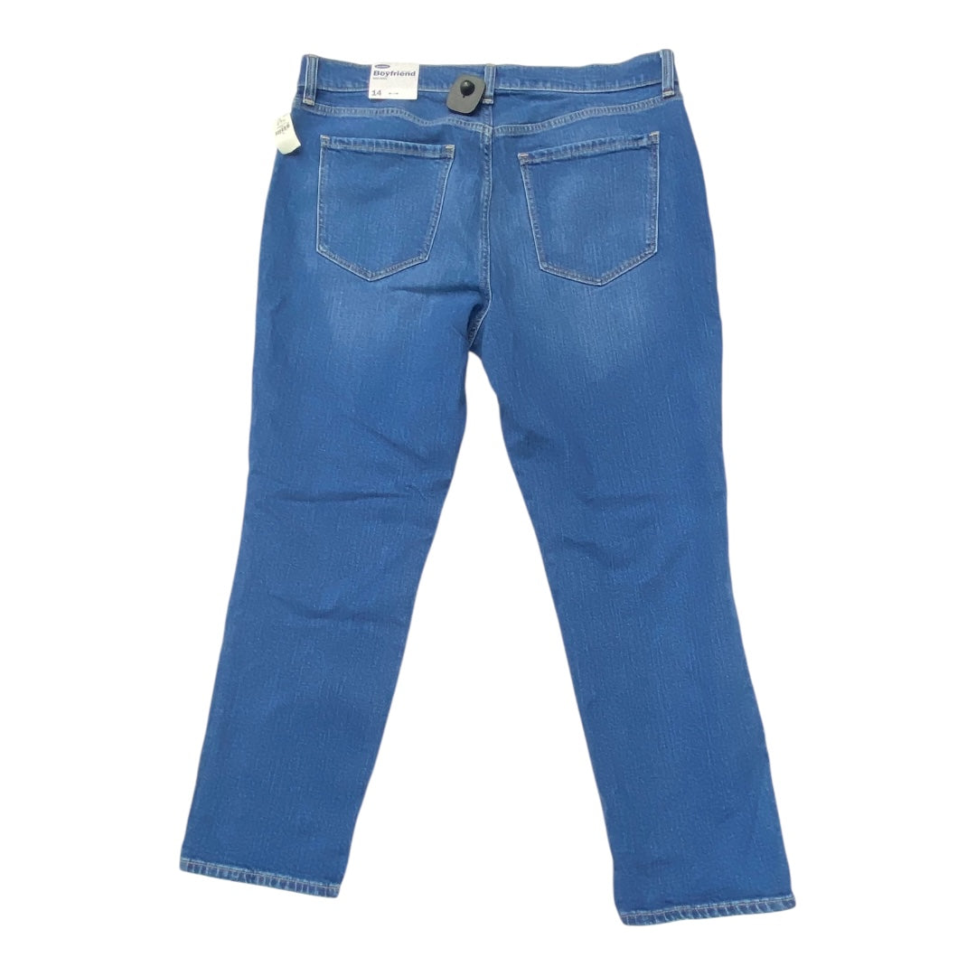 Jeans Boyfriend By Old Navy In Blue Denim, Size:14