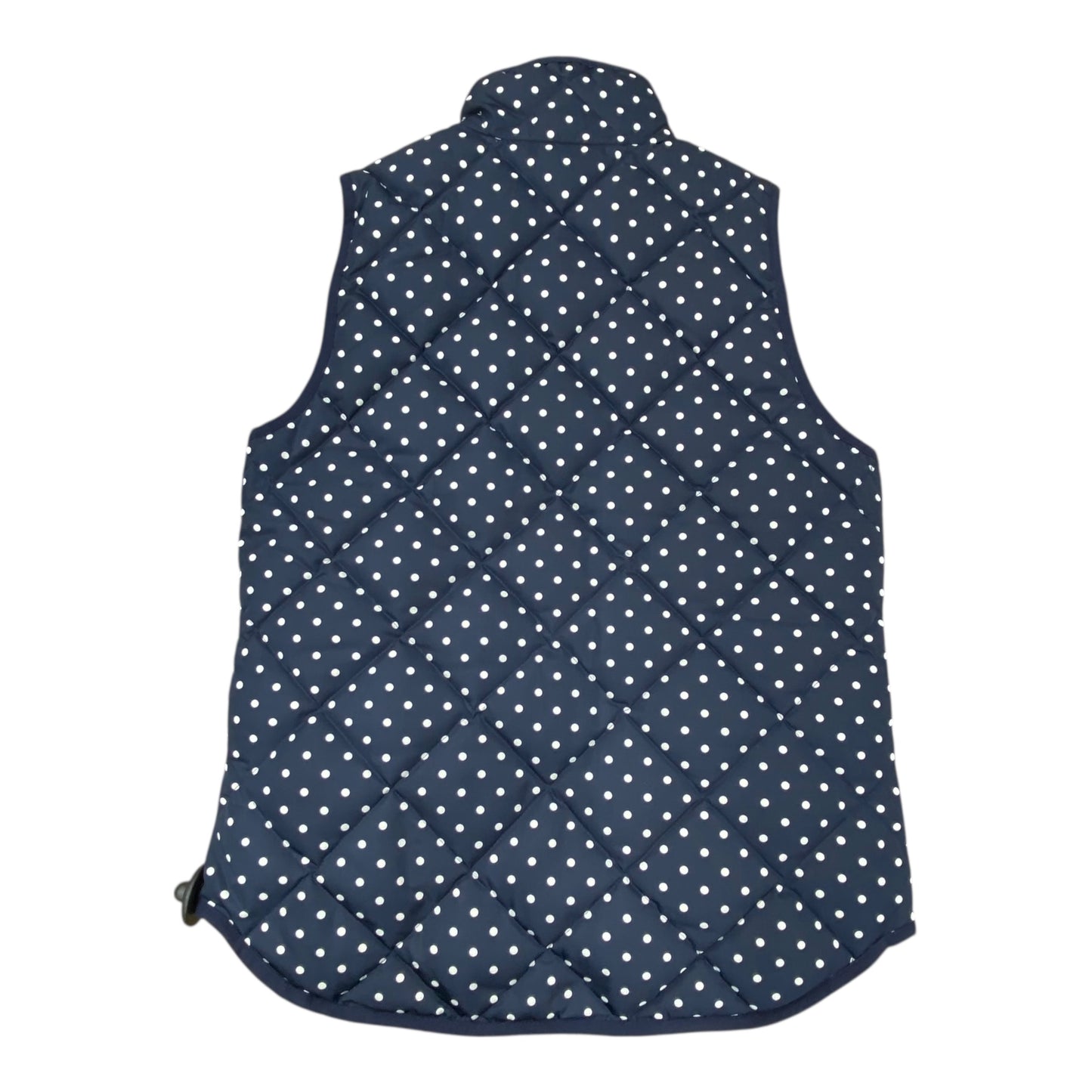 Vest Puffer & Quilted By J. Crew In Blue & White, Size:Xs