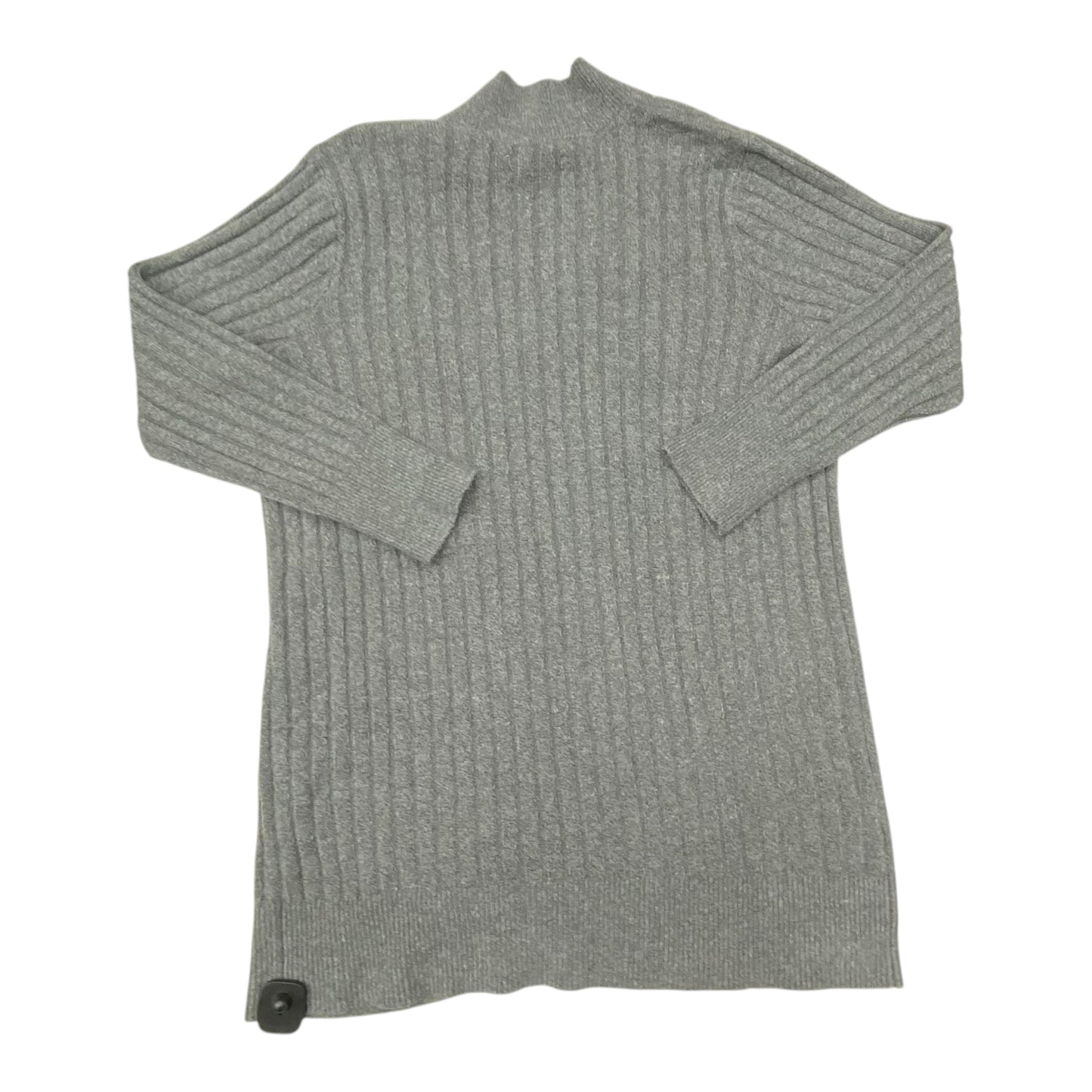 Sweater Cardigan By Loft In Grey, Size:L