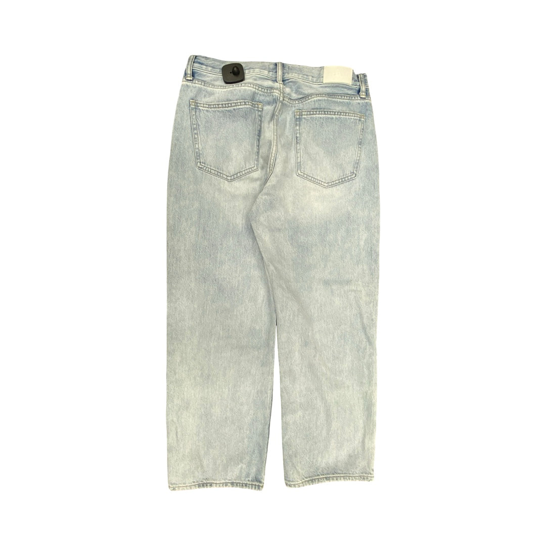 Jeans Wide Leg By Pistola In Blue Denim, Size:10