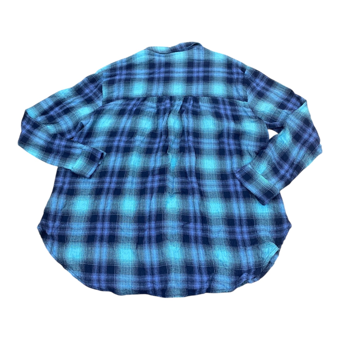 Top Ls By Pilcro In Plaid Pattern, Size:Xl