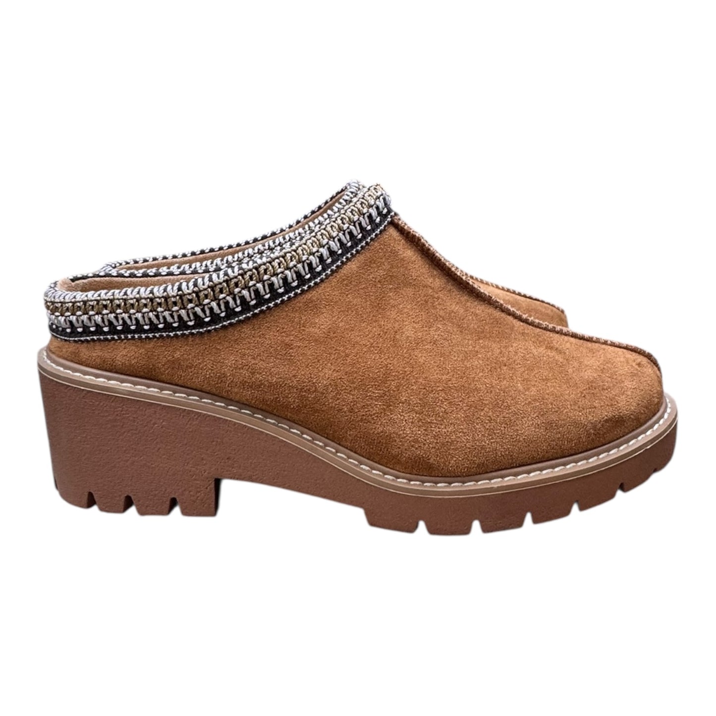Shoes Flats By Anne Klein In Brown, Size:10