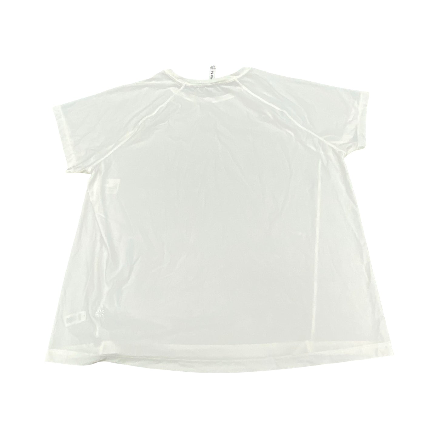 Athletic Top Ss By Athleta In White, Size:L