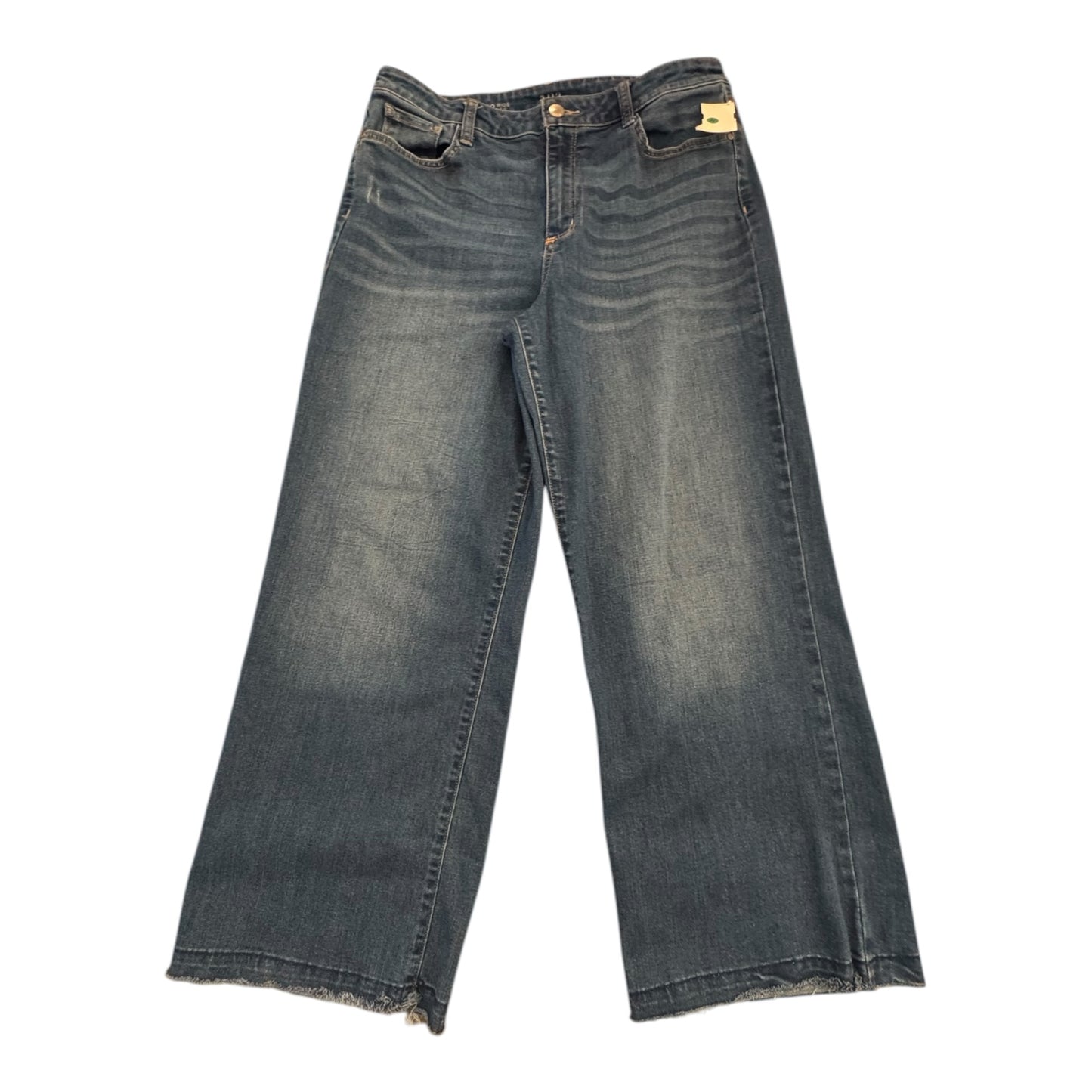 Jeans Wide Leg By Ana In Blue Denim, Size:12