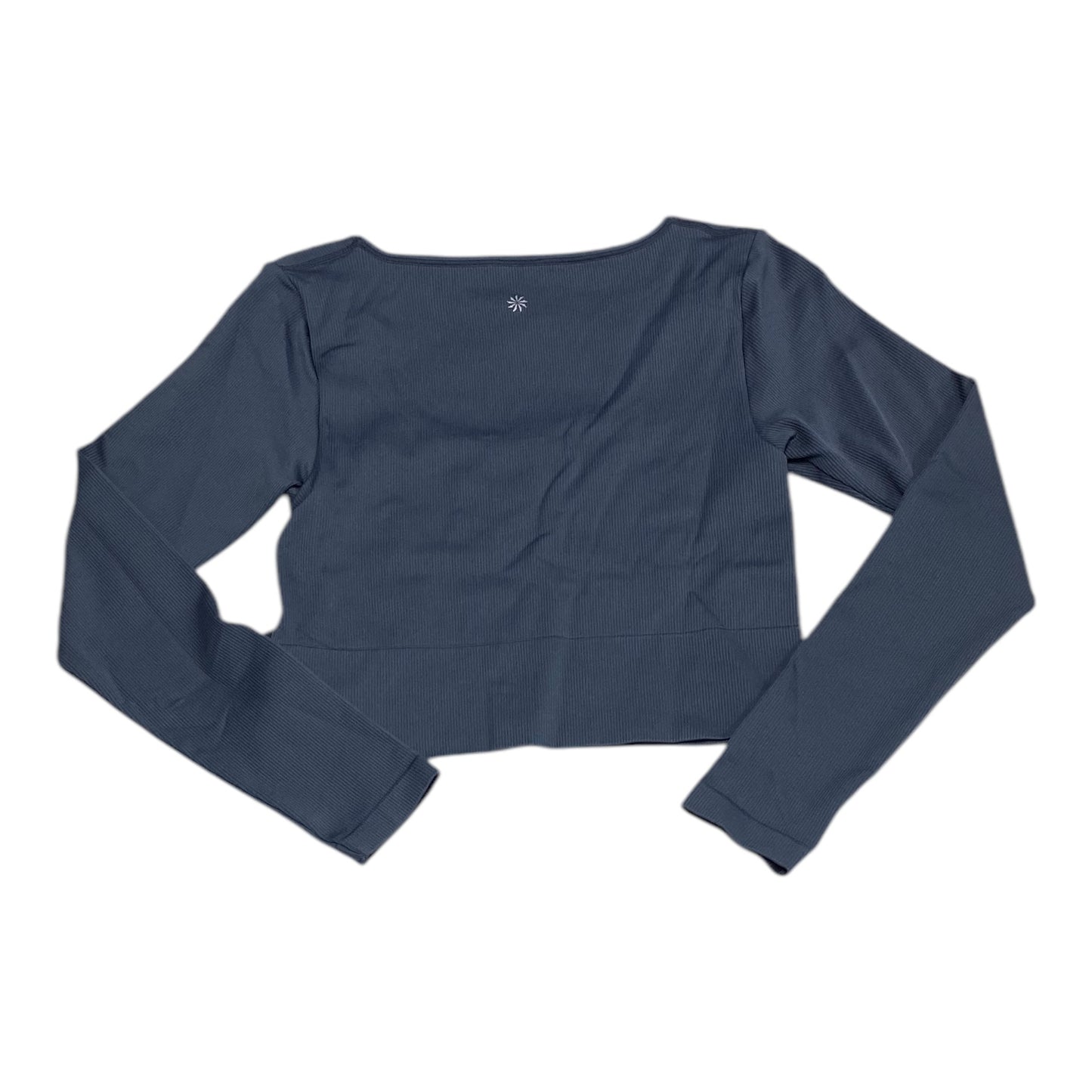 Athletic Top Ls Crewneck By Athleta In Blue, Size:M