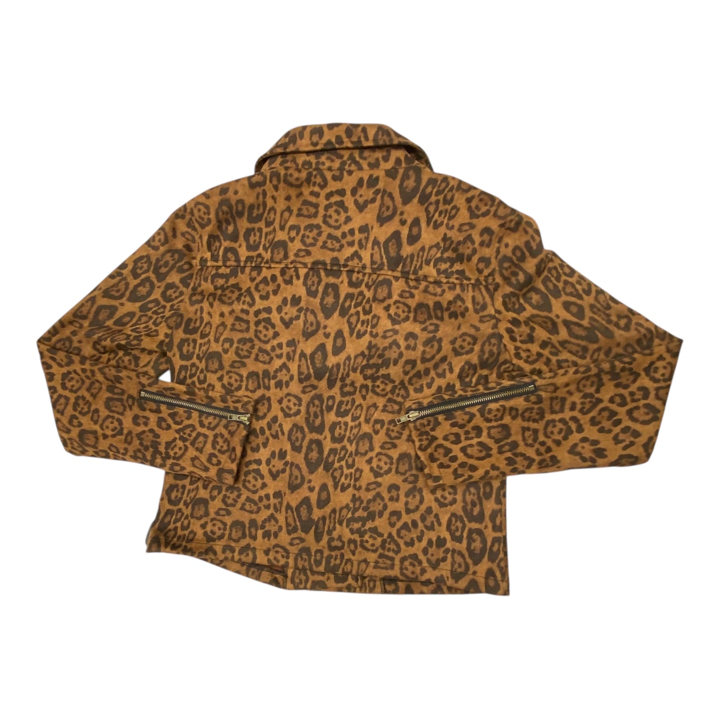 Jacket Moto By Sanctuary In Animal Print, Size:S