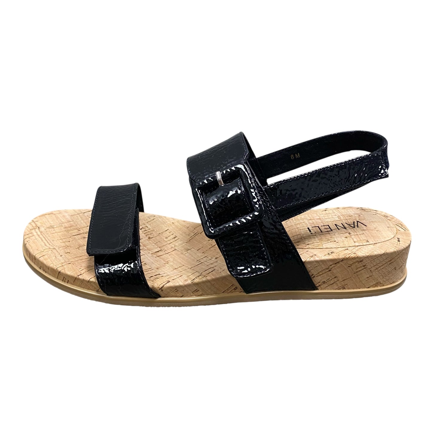 Sandals Flats By Vaneli In Black, Size:8
