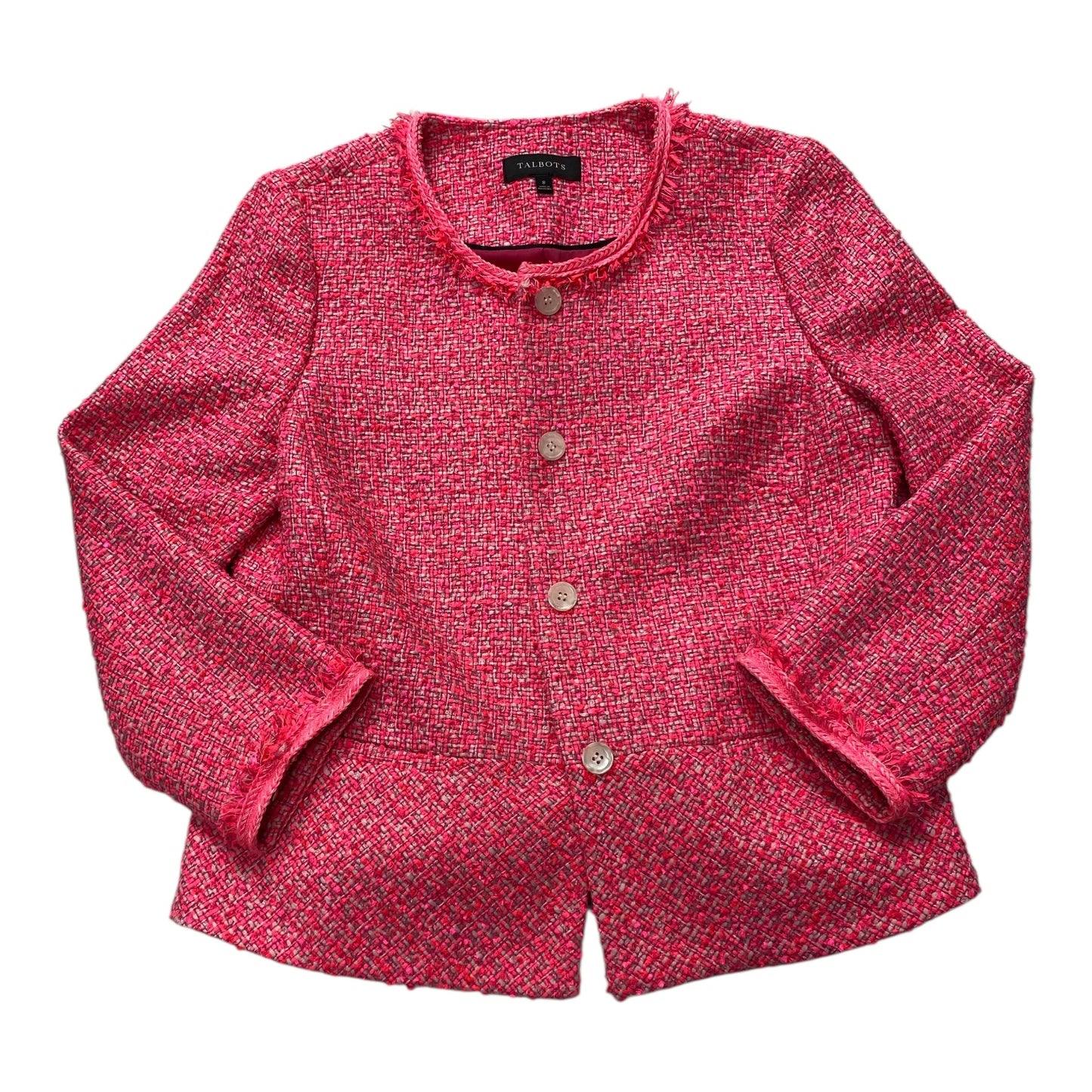 Blazer By Talbots In Pink, Size:M