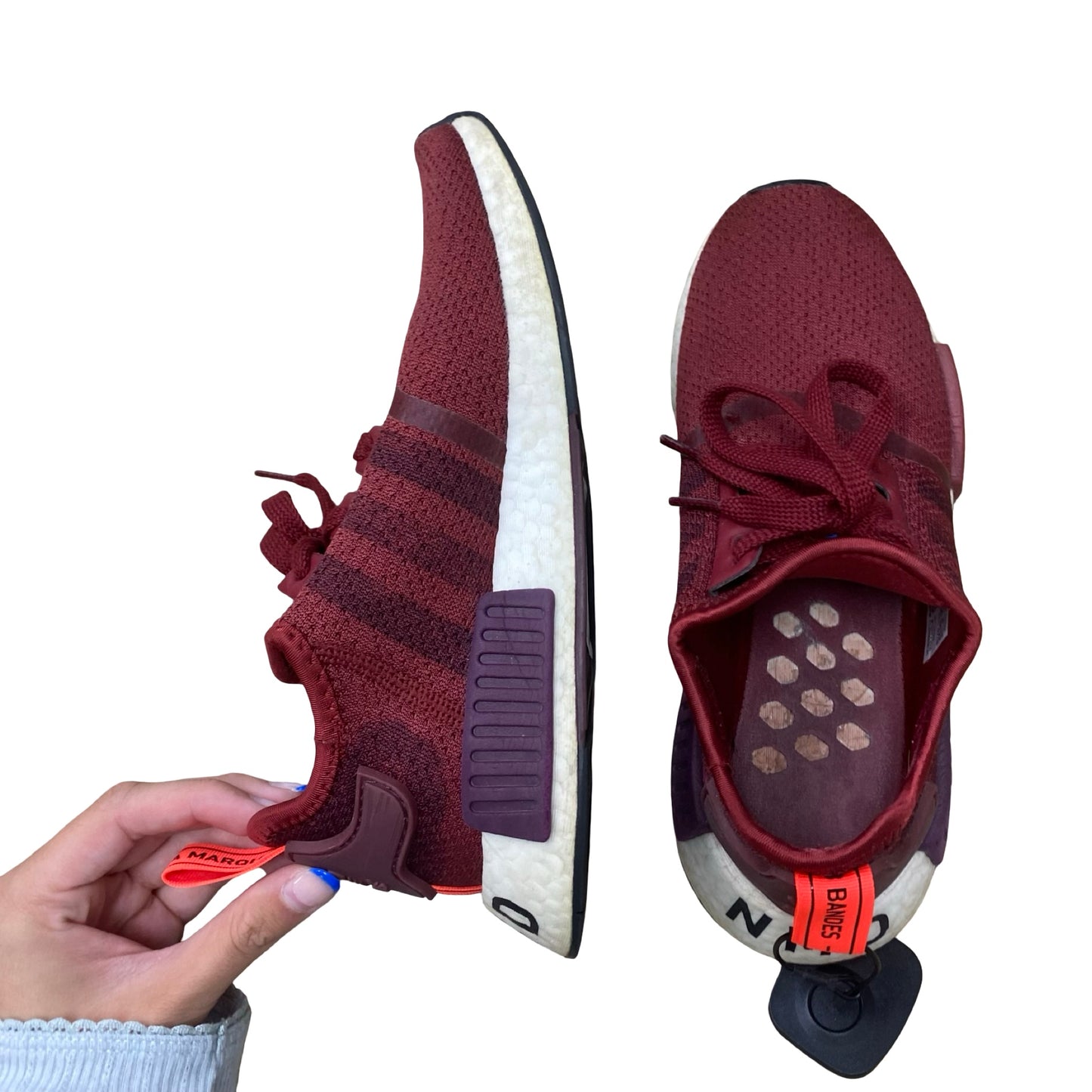 Shoes Athletic By Adidas In Maroon, Size:7