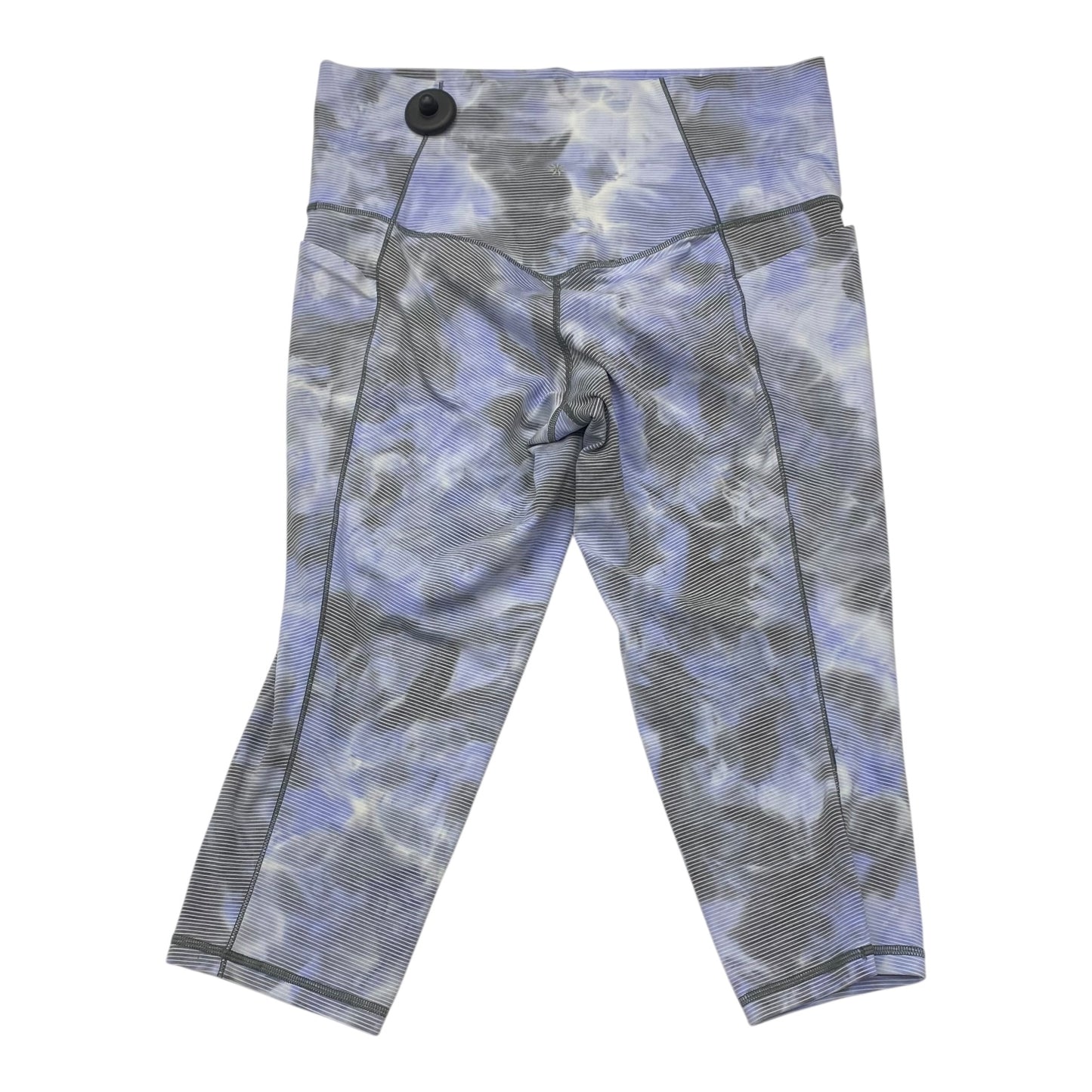 Athletic Capris By Athleta In Striped Pattern, Size:1X