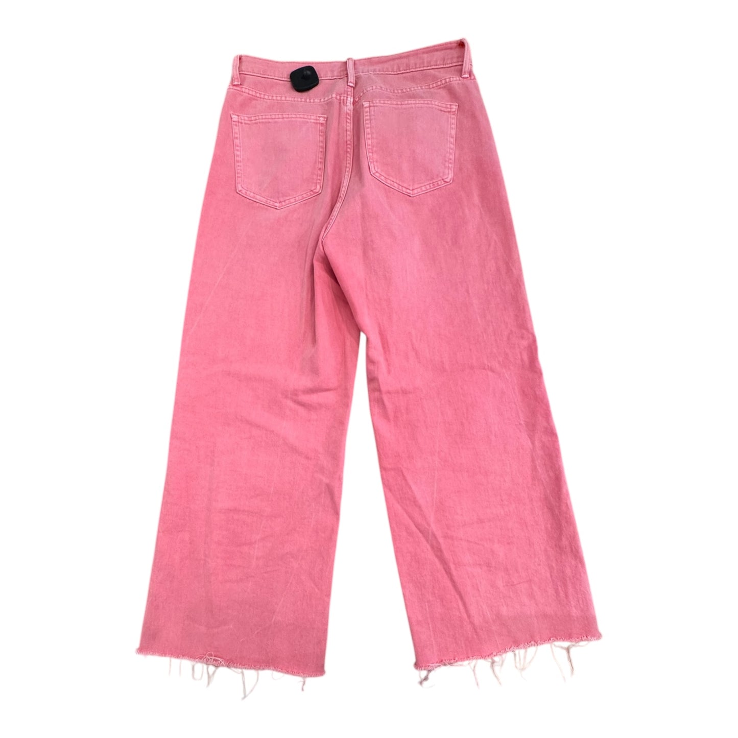 Jeans Wide Leg By Gap In Pink Denim, Size:12