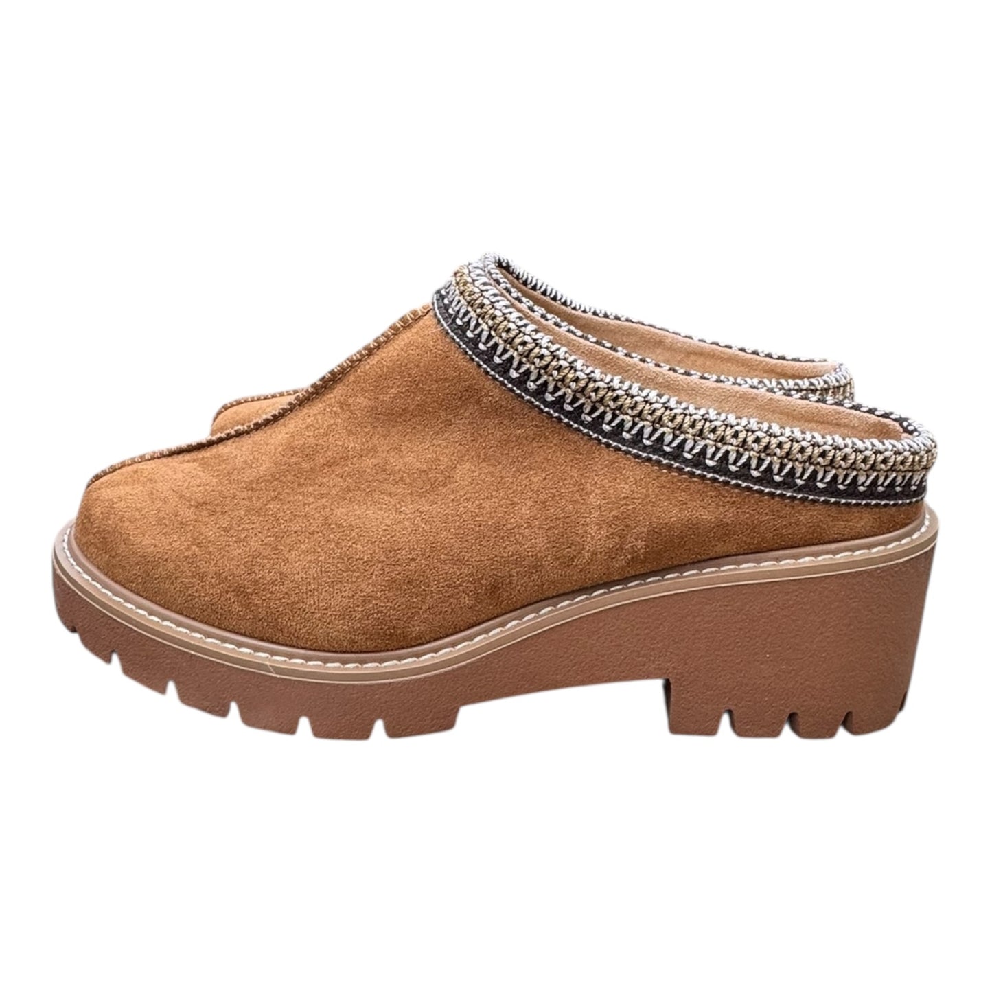 Shoes Flats By Anne Klein In Brown, Size:10