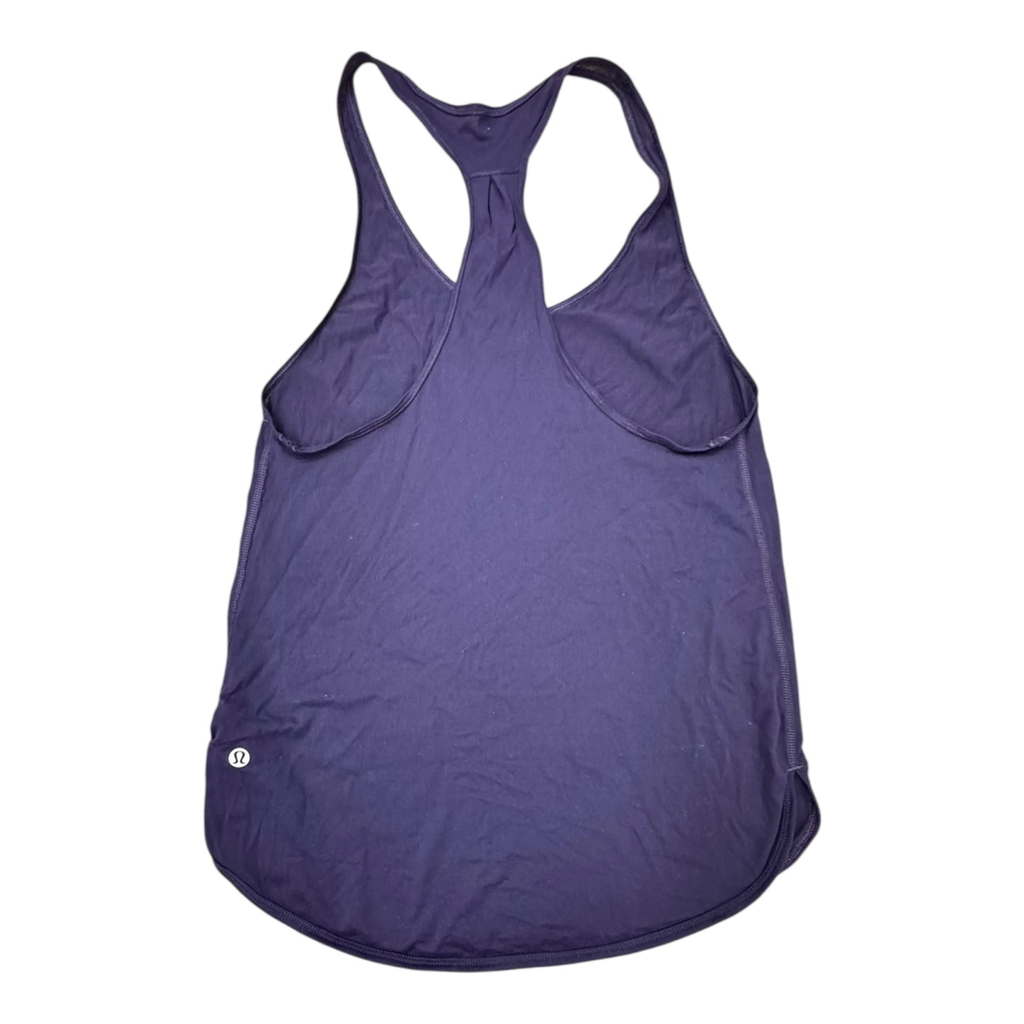 Athletic Tank Top Designer By Lululemon In Navy, Size:S