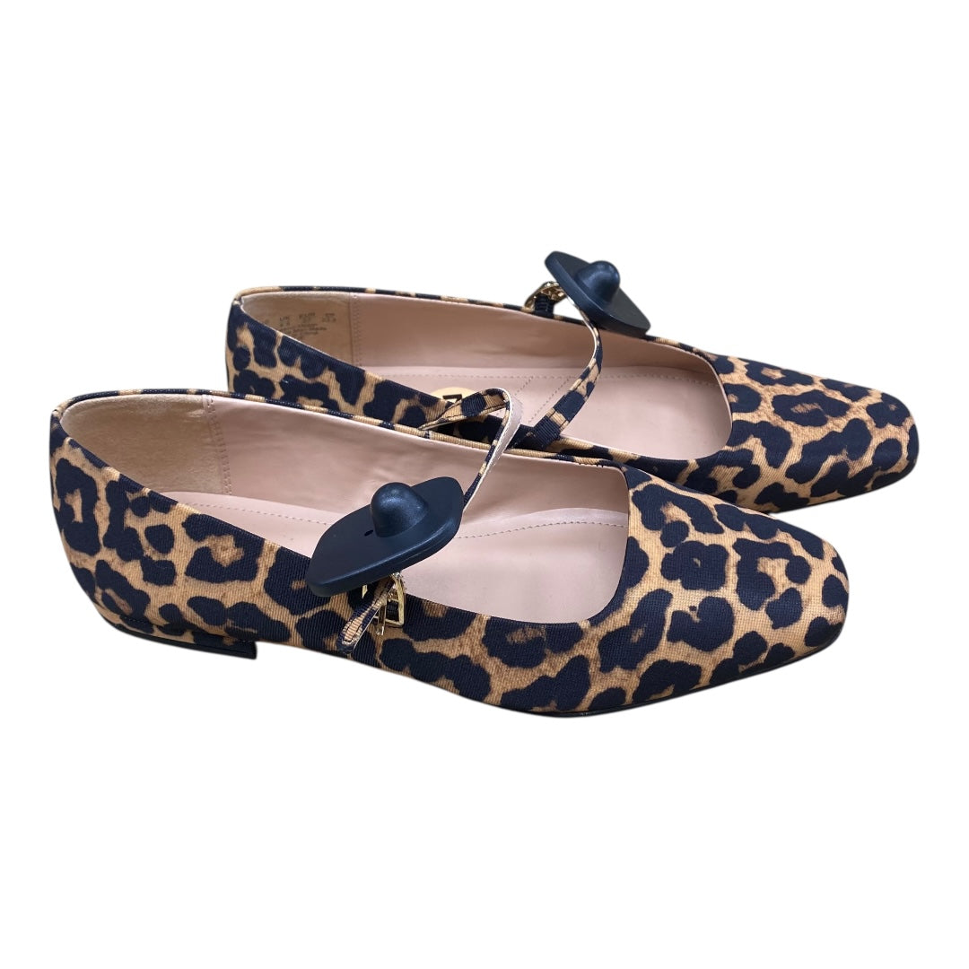 Shoes Flats By Franco Sarto In Animal Print, Size:7