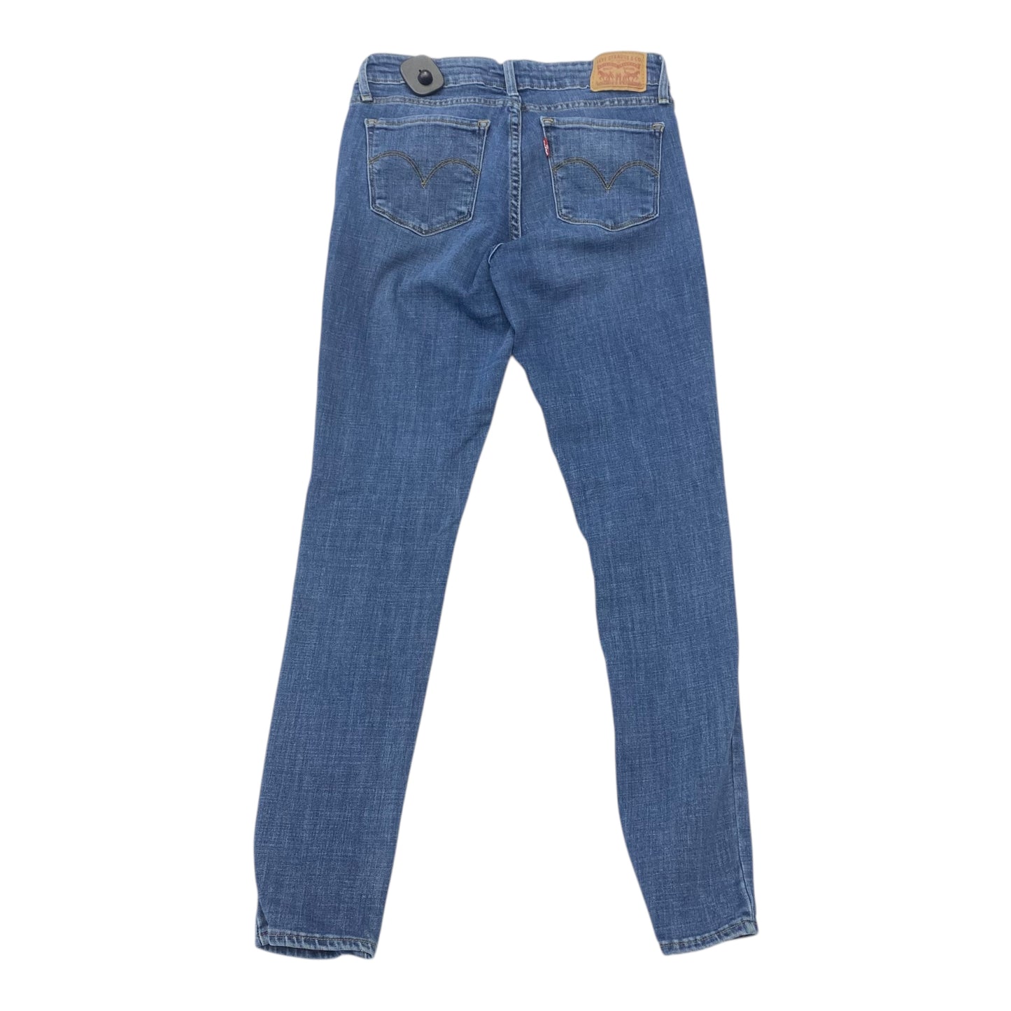 Jeans Straight By Levis In Blue Denim, Size:6