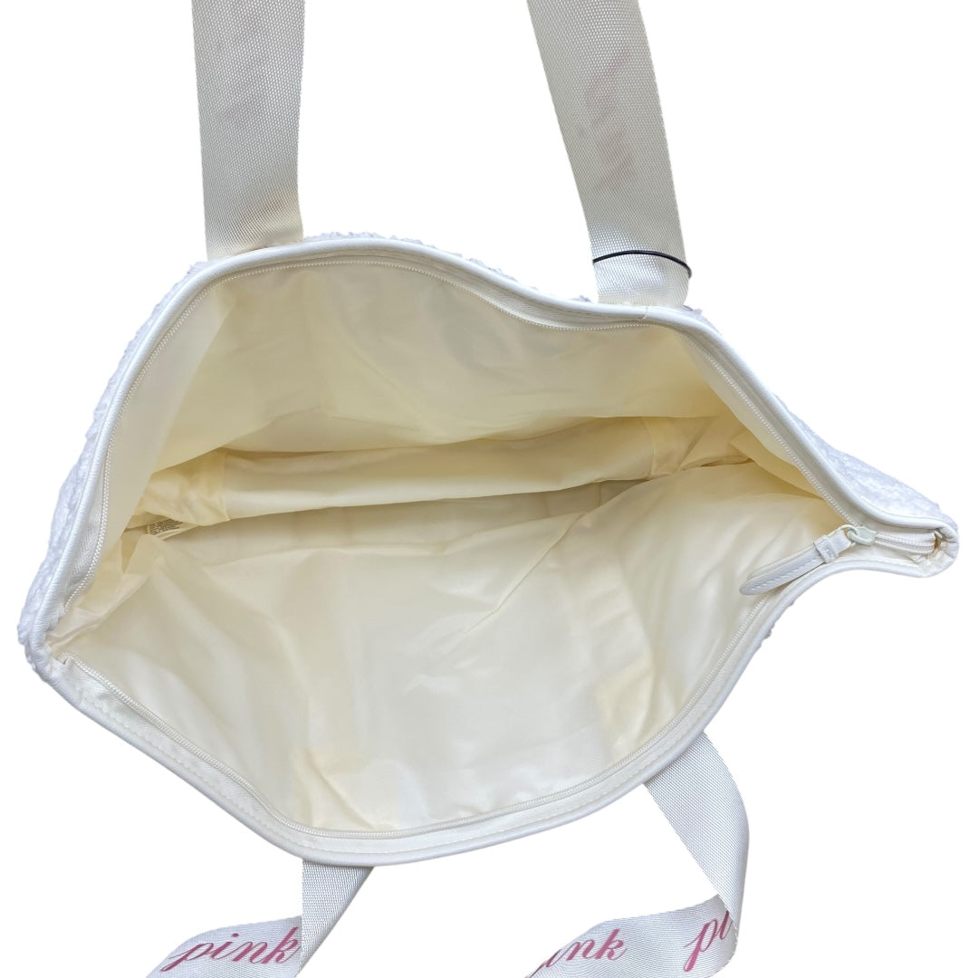Tote By Victorias Secret In White, Size:Medium