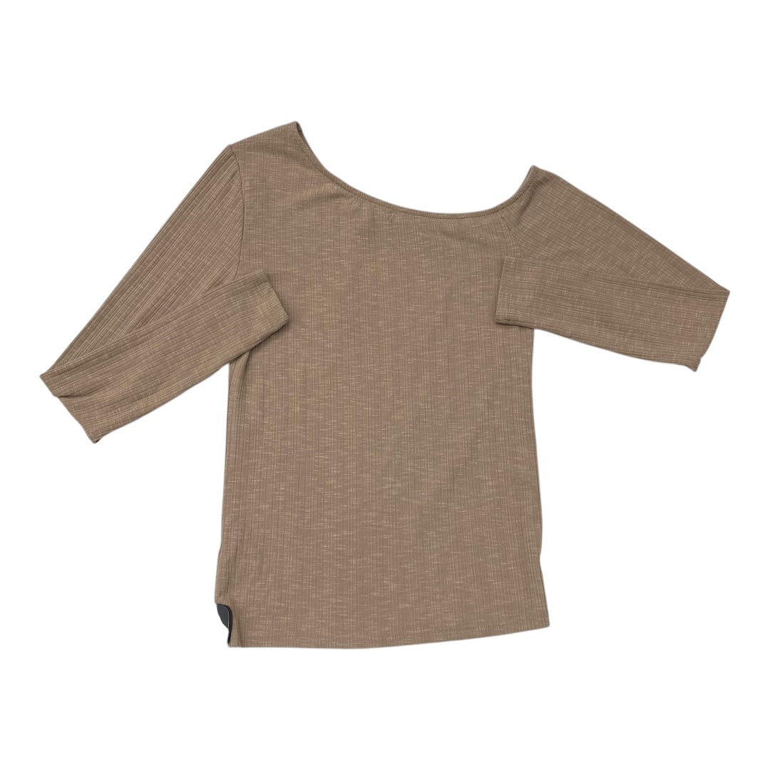 Top Ls By Z Supply In Taupe, Size:S