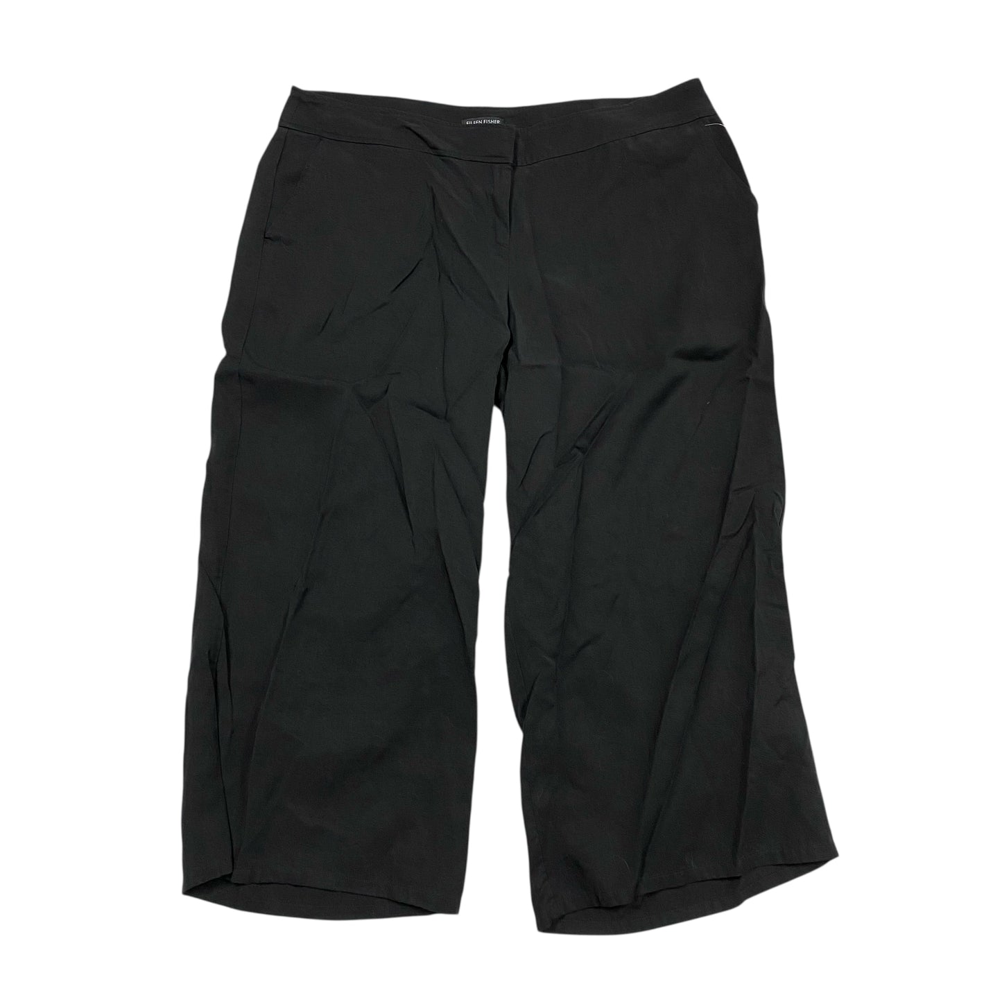 Pants Designer By Eileen Fisher In Black, Size:L