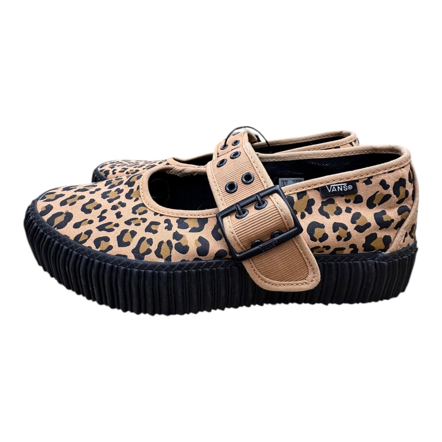Shoes Flats By Vans In Leopard Print, Size:10