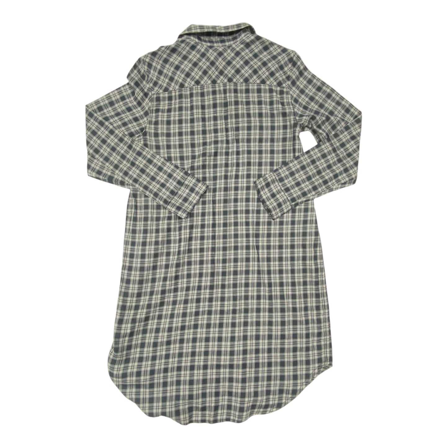 Dress Casual Midi By Gap In Plaid Pattern, Size:L