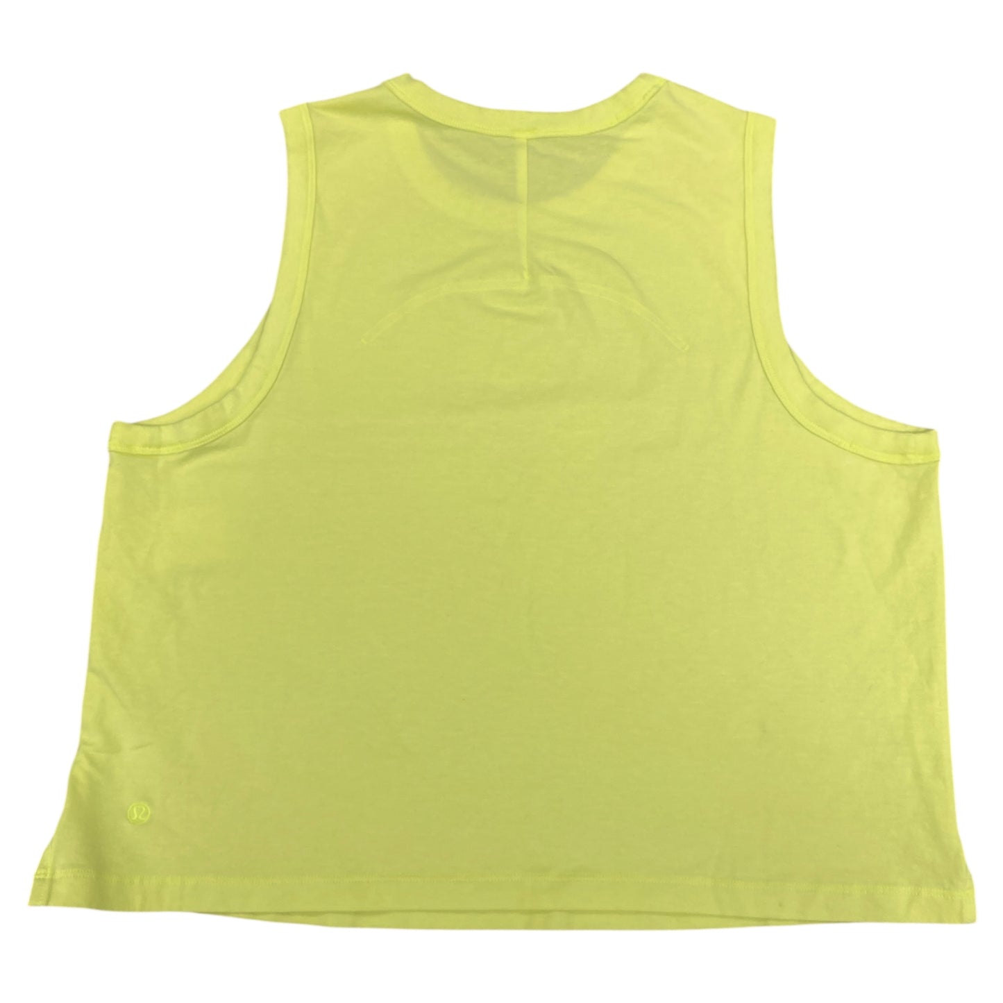 Athletic Tank Top By Lululemon In Yellow, Size:L