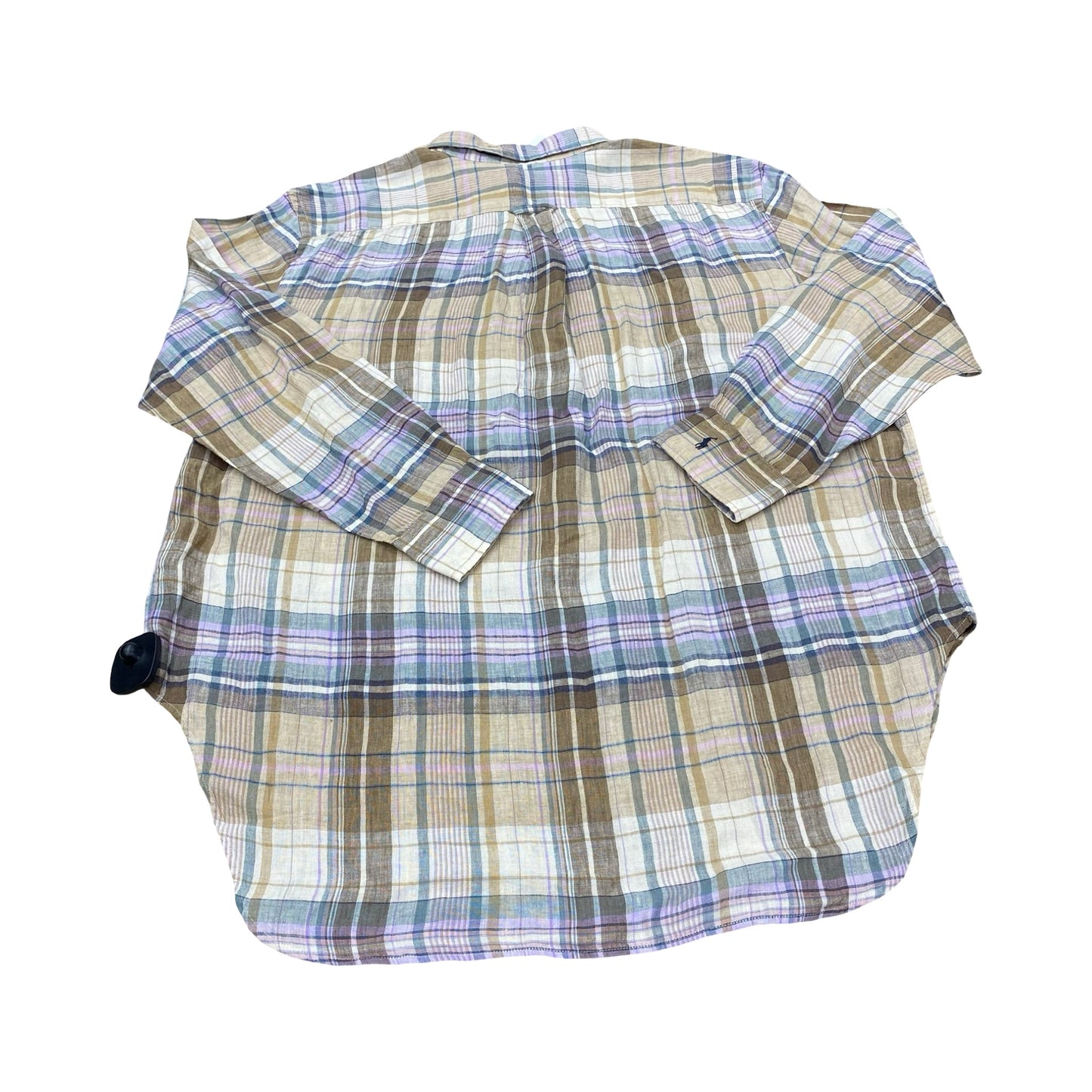 Top Ls By Polo Ralph Lauren In Plaid Pattern, Size:L