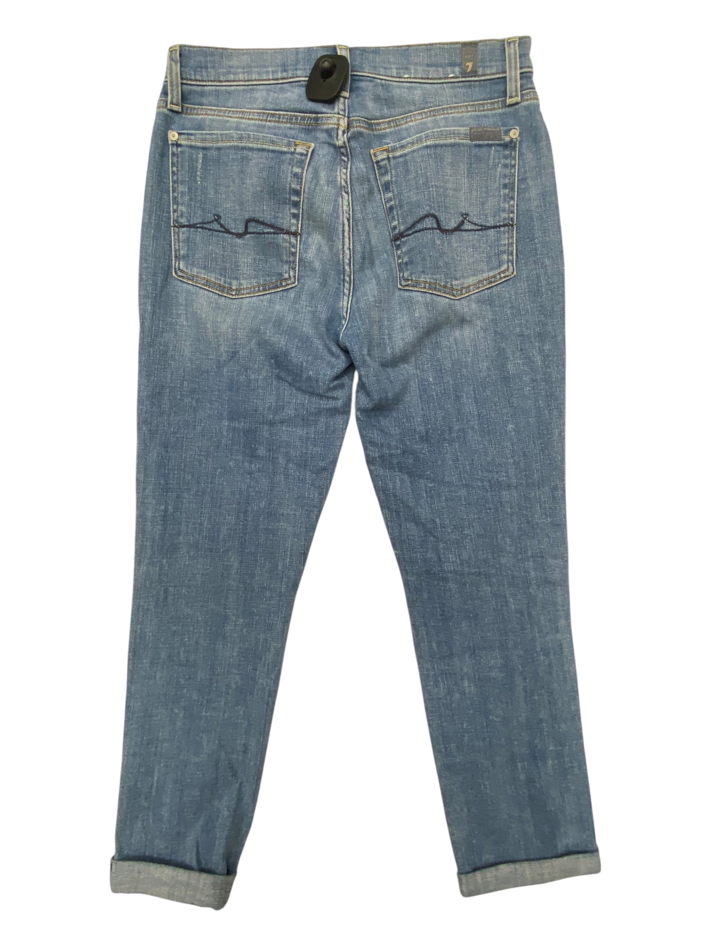 Jeans Straight By 7 For All Mankind In Blue, Size:4