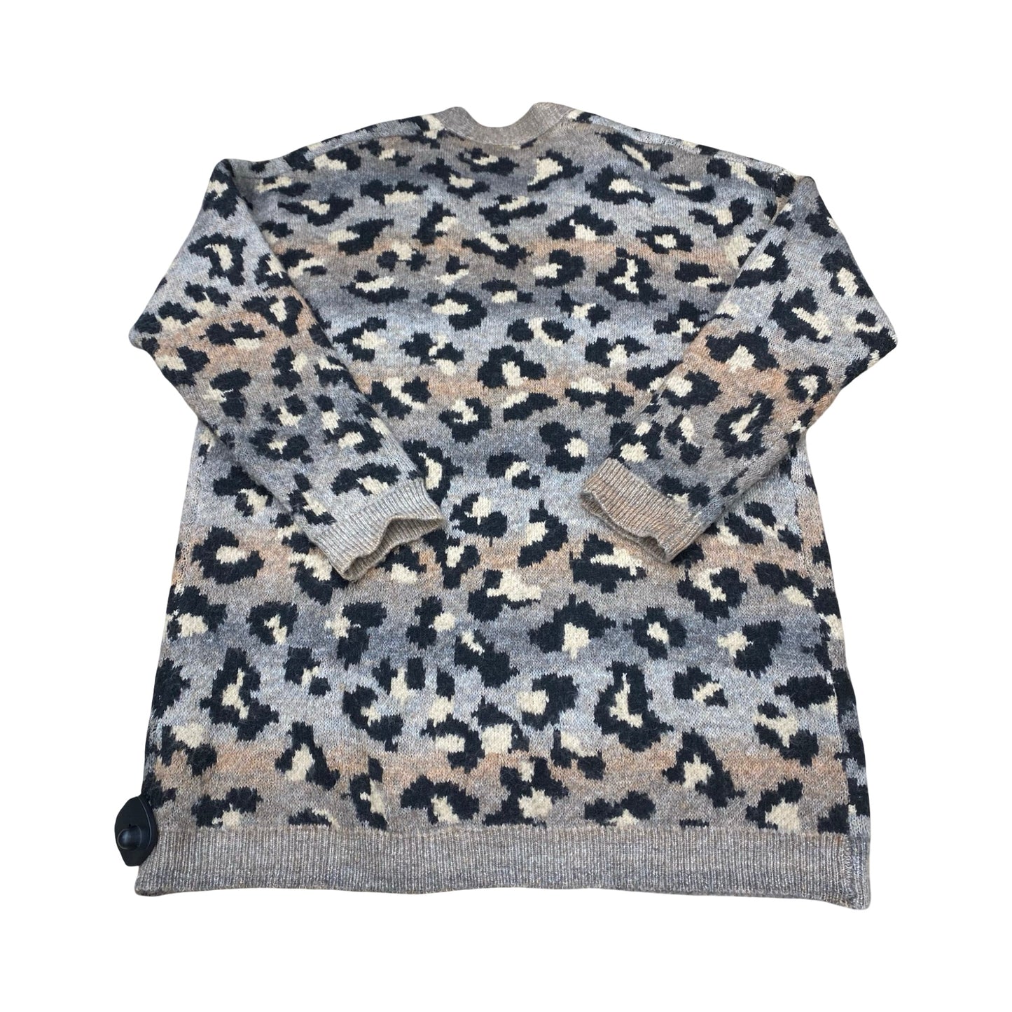 Sweater Cardigan By Allison Joy In Animal Print, Size:M