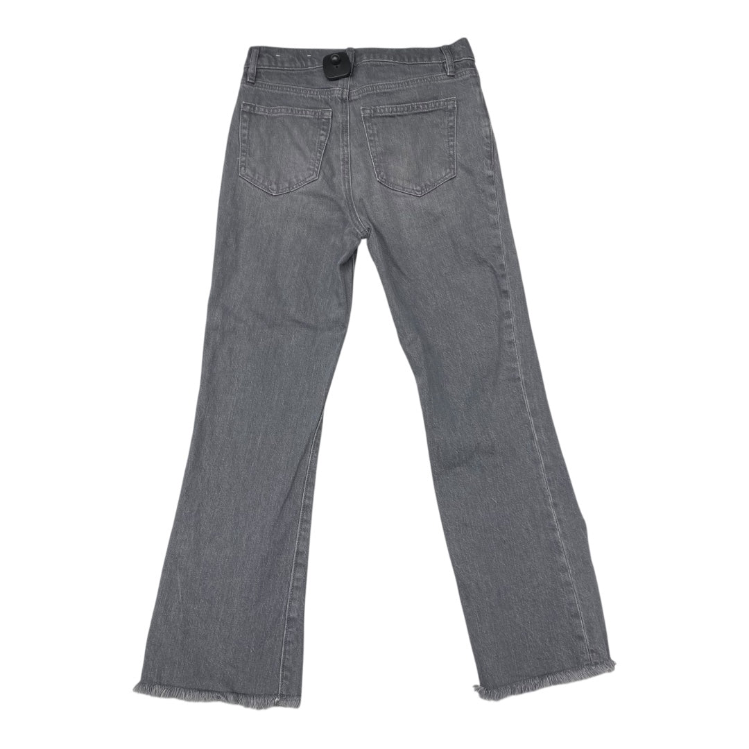 Jeans Straight By Loft In Grey Denim, Size:0