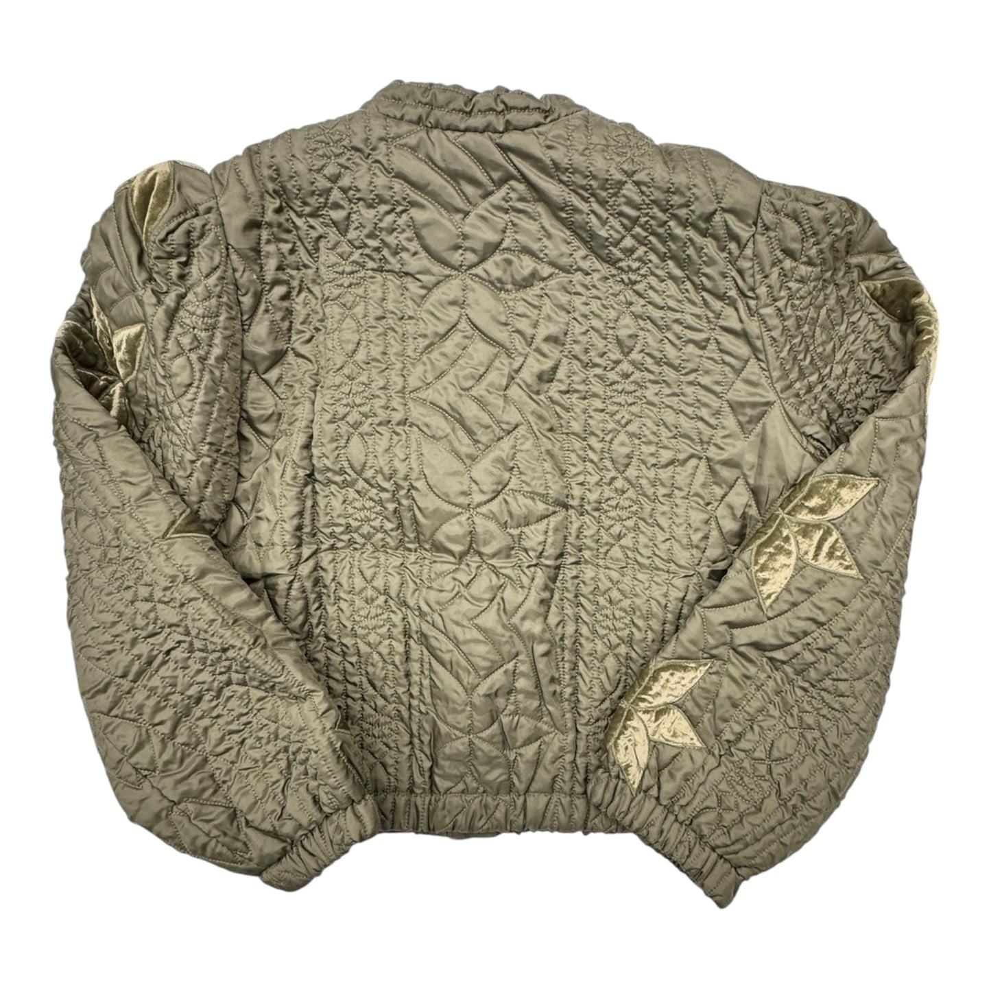 Jacket Puffer & Quilted By Free People In Green, Size:M