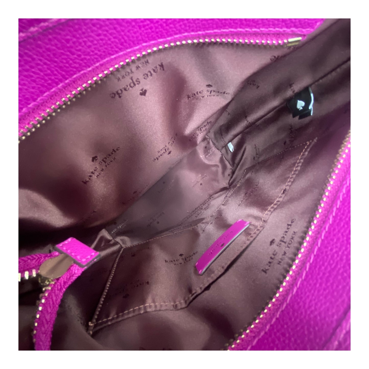 Handbag Designer By Kate Spade In Purple, Size:Medium